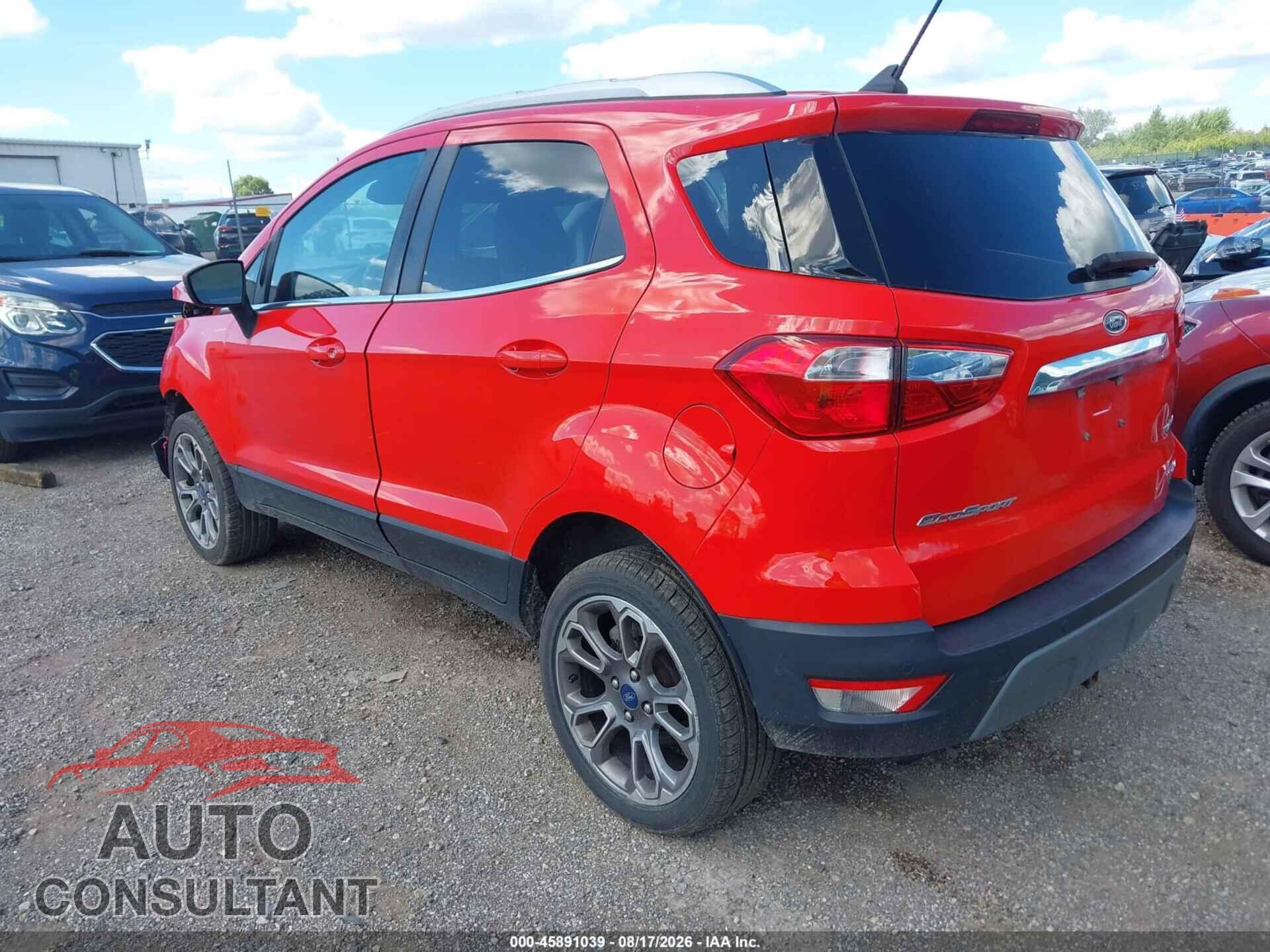 FORD ECOSPORT 2020 - MAJ6S3KL6LC340596