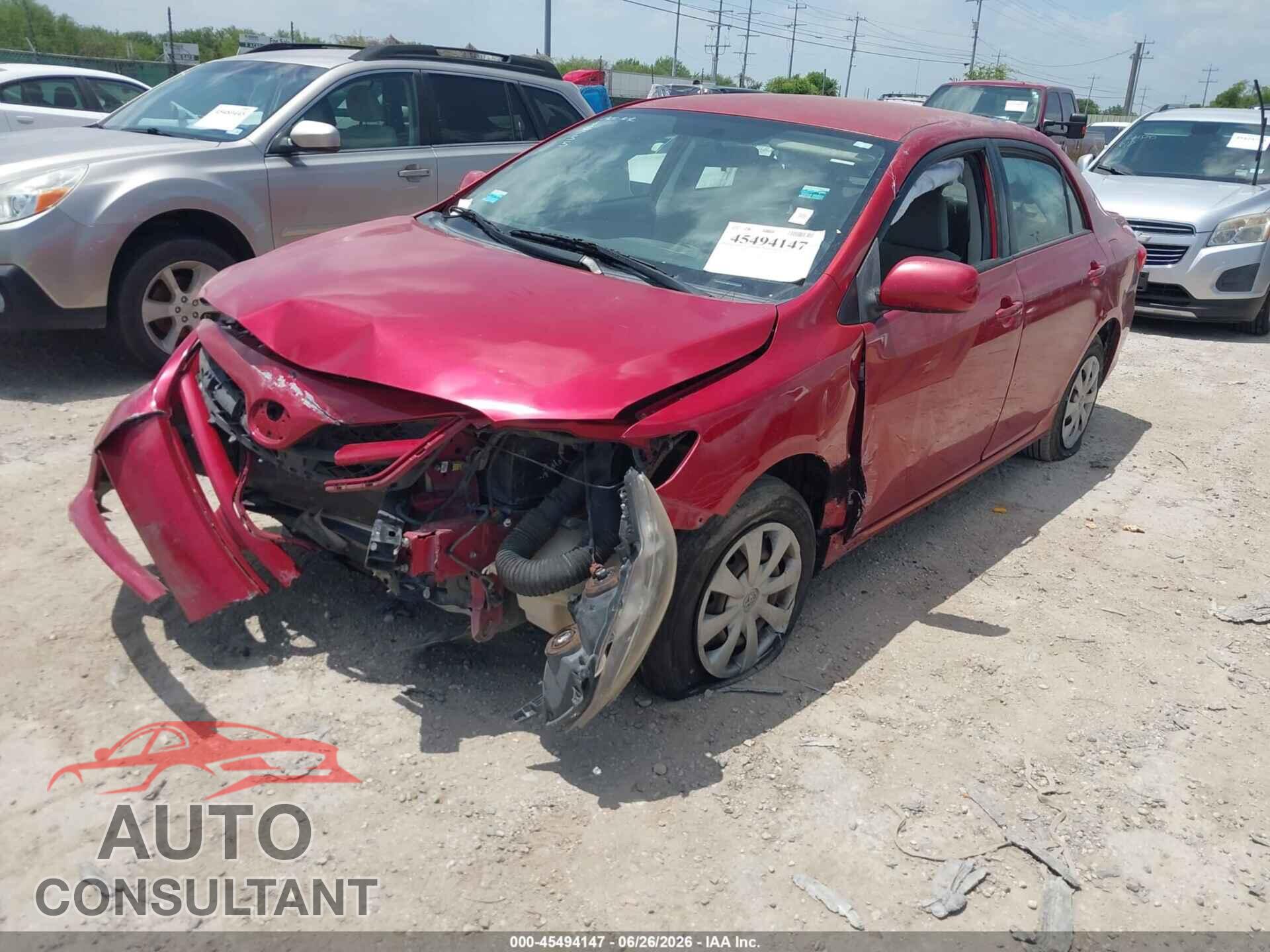 TOYOTA COROLLA 2011 - JTDBU4EEXB9160104