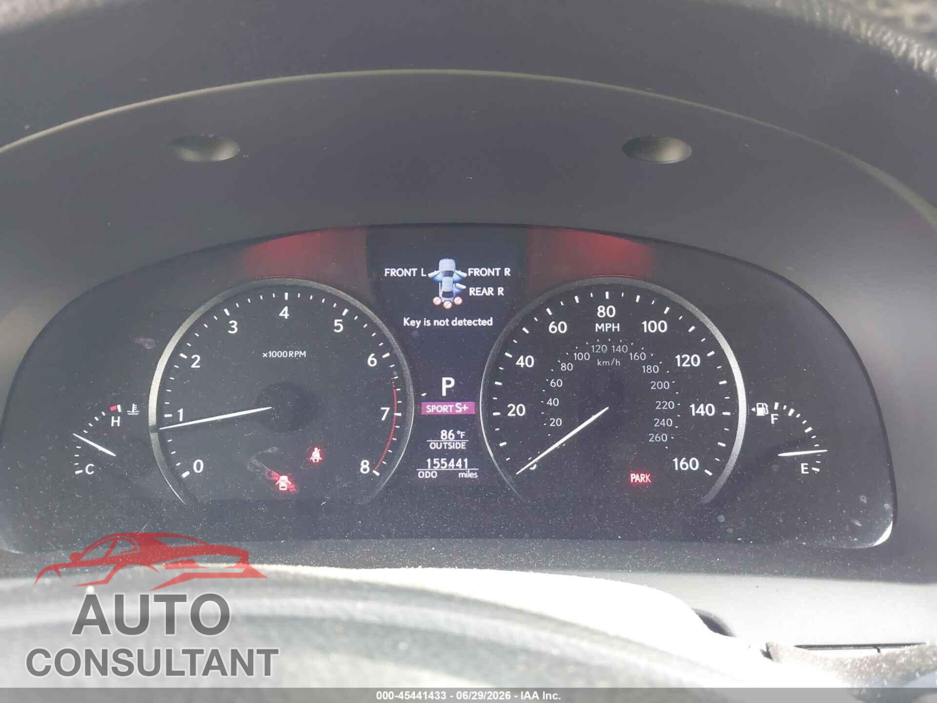 LEXUS LS 460 2013 - JTHBL5EF6D5114716