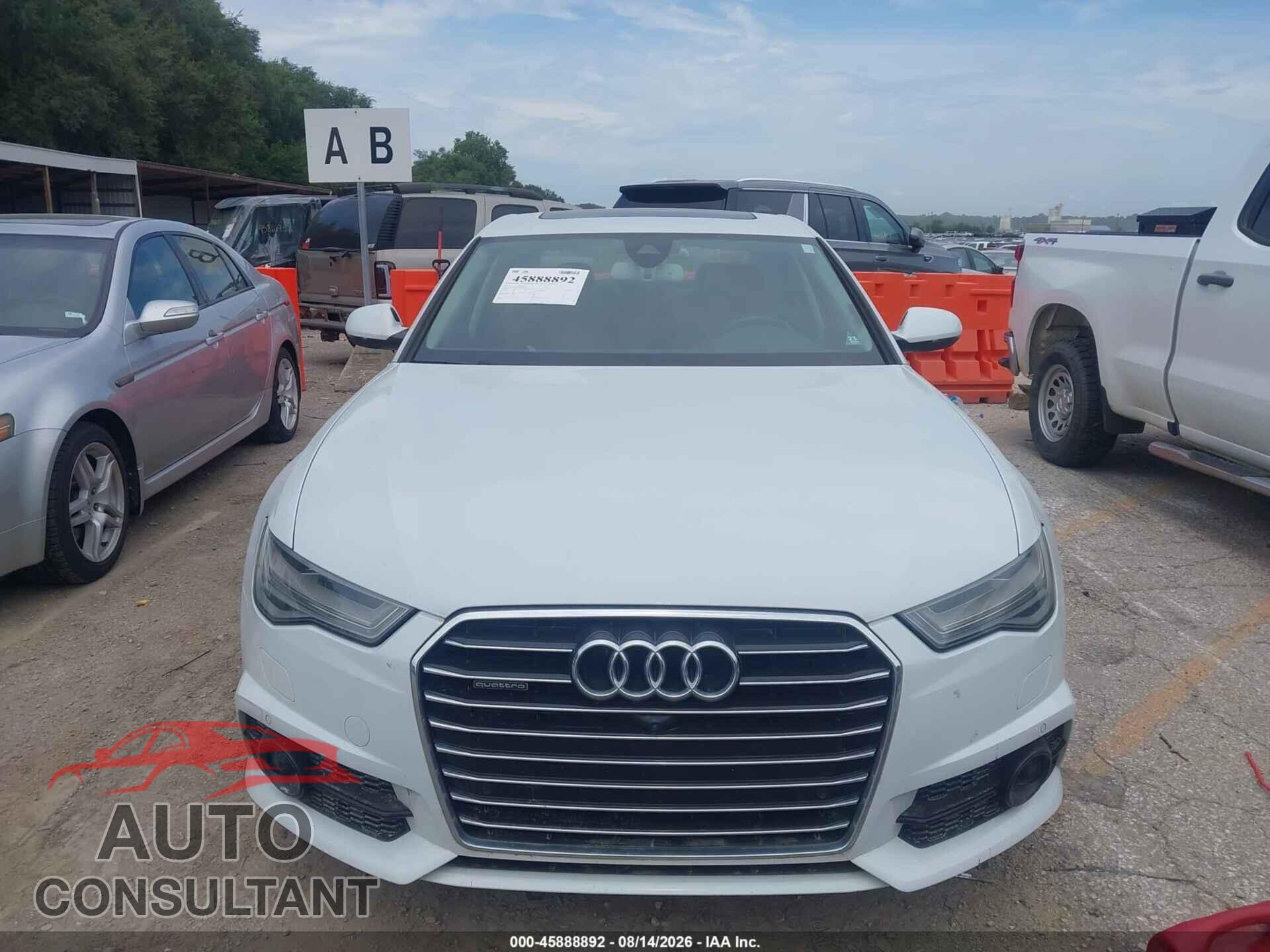 AUDI A6 2017 - WAUF2BFC3HN069357