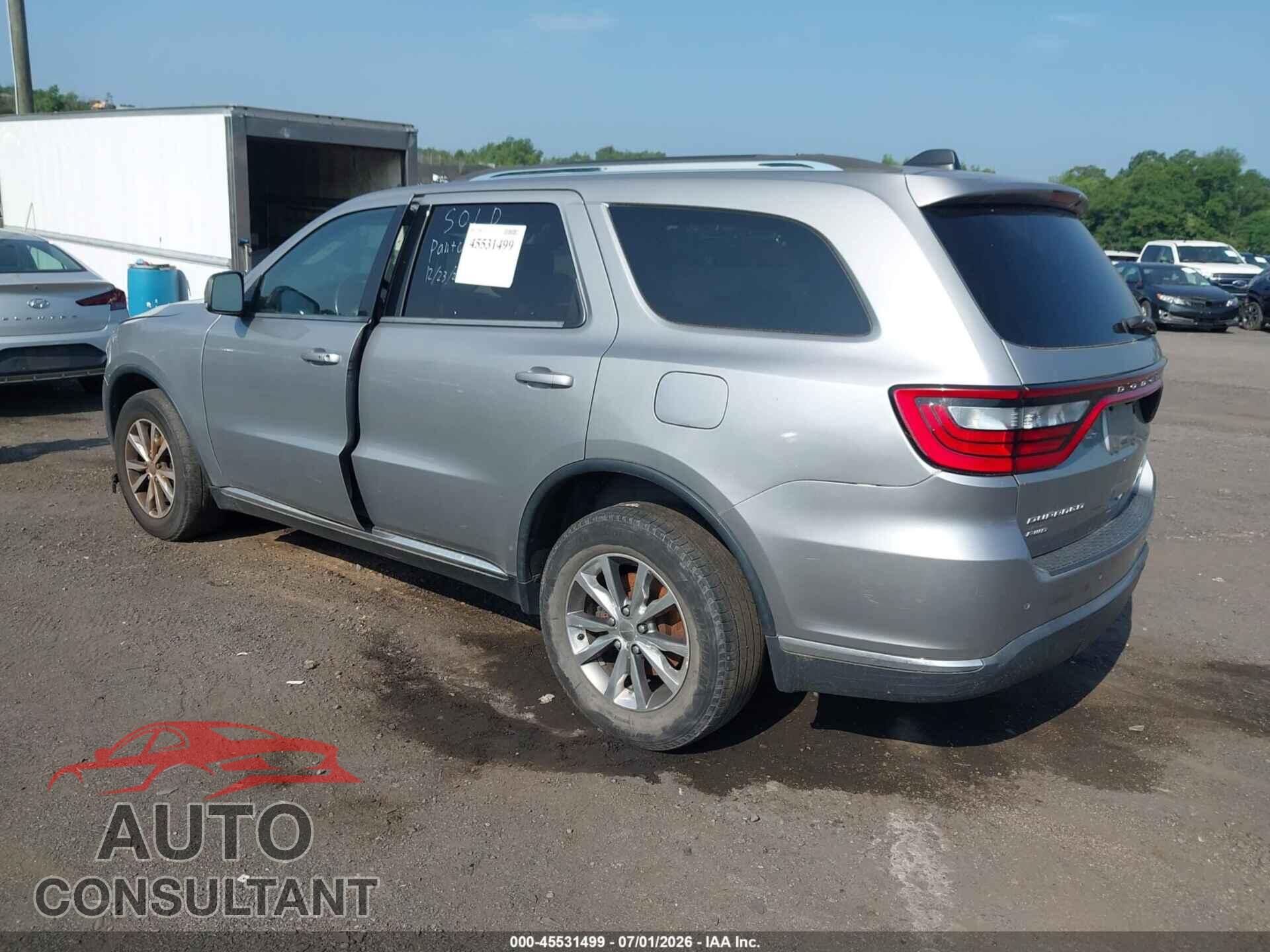 DODGE DURANGO 2015 - 1C4RDJDG2FC766215