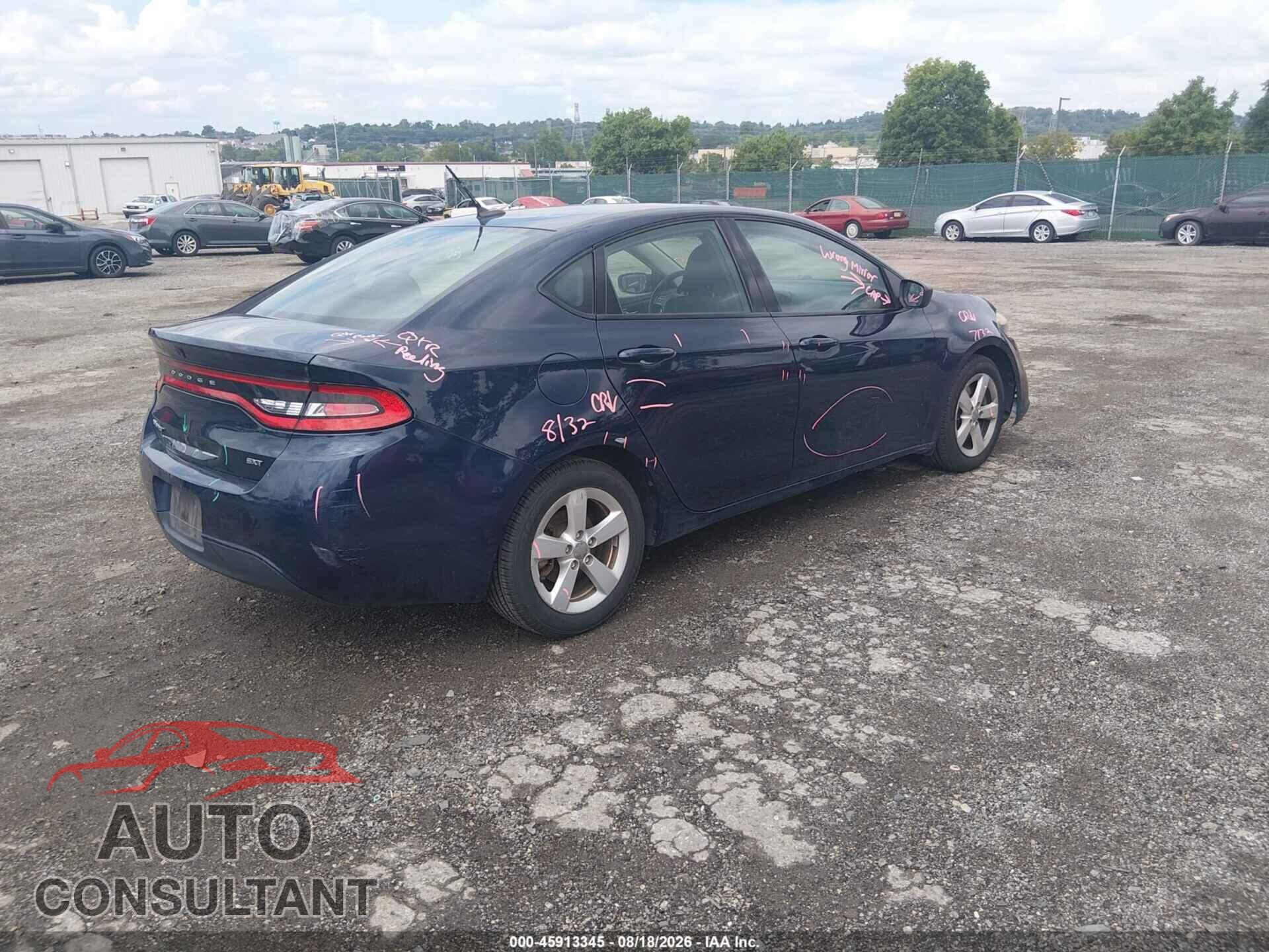 DODGE DART 2015 - 1C3CDFBB2FD404894