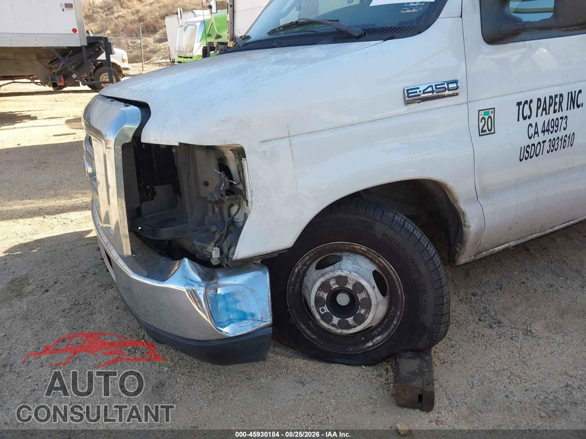 FORD E-450 CUTAWAY 2016 - 1FDXE4FS1GDC28362