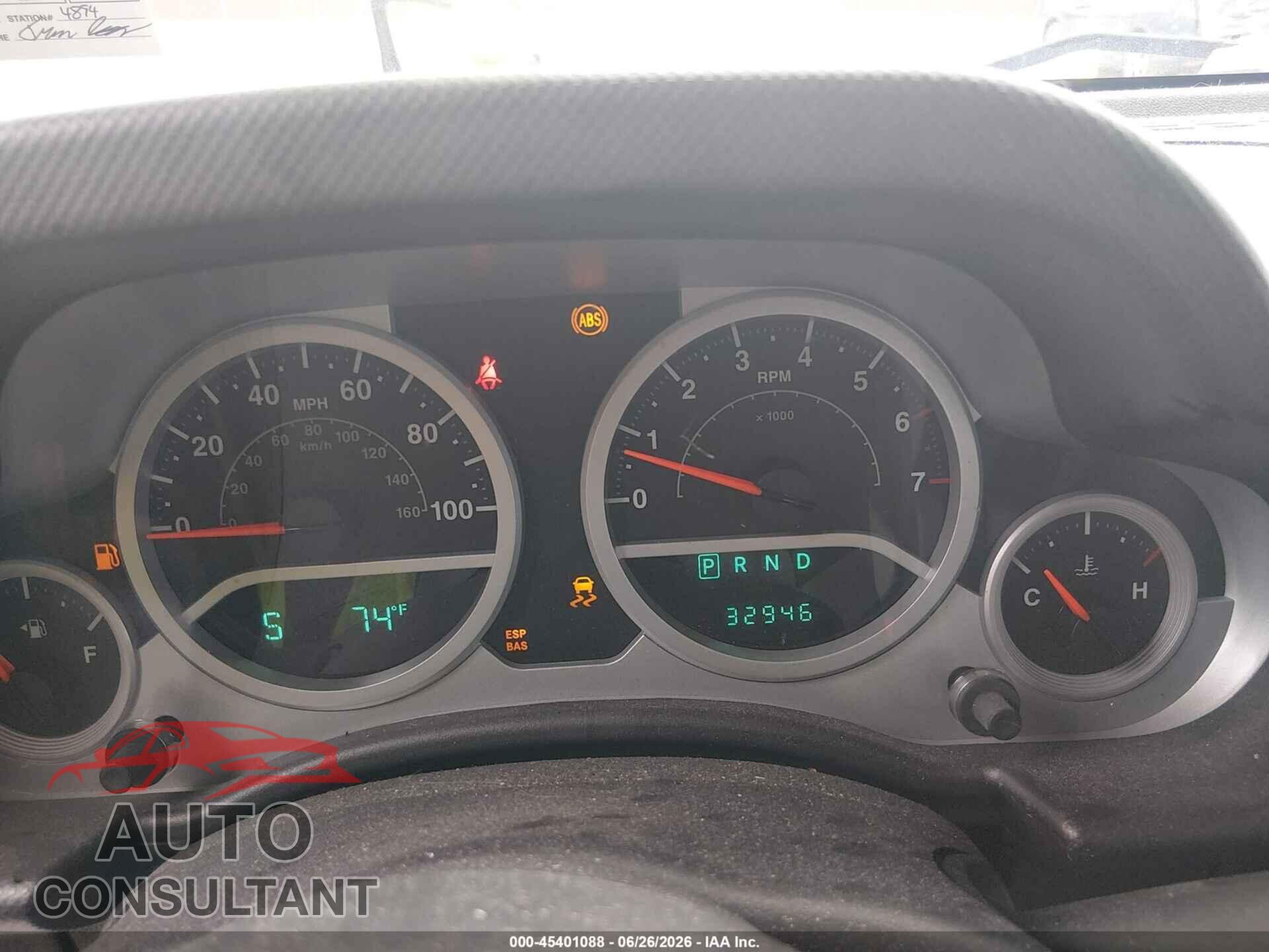 JEEP WRANGLER 2010 - 1J4AA2D13AL227385