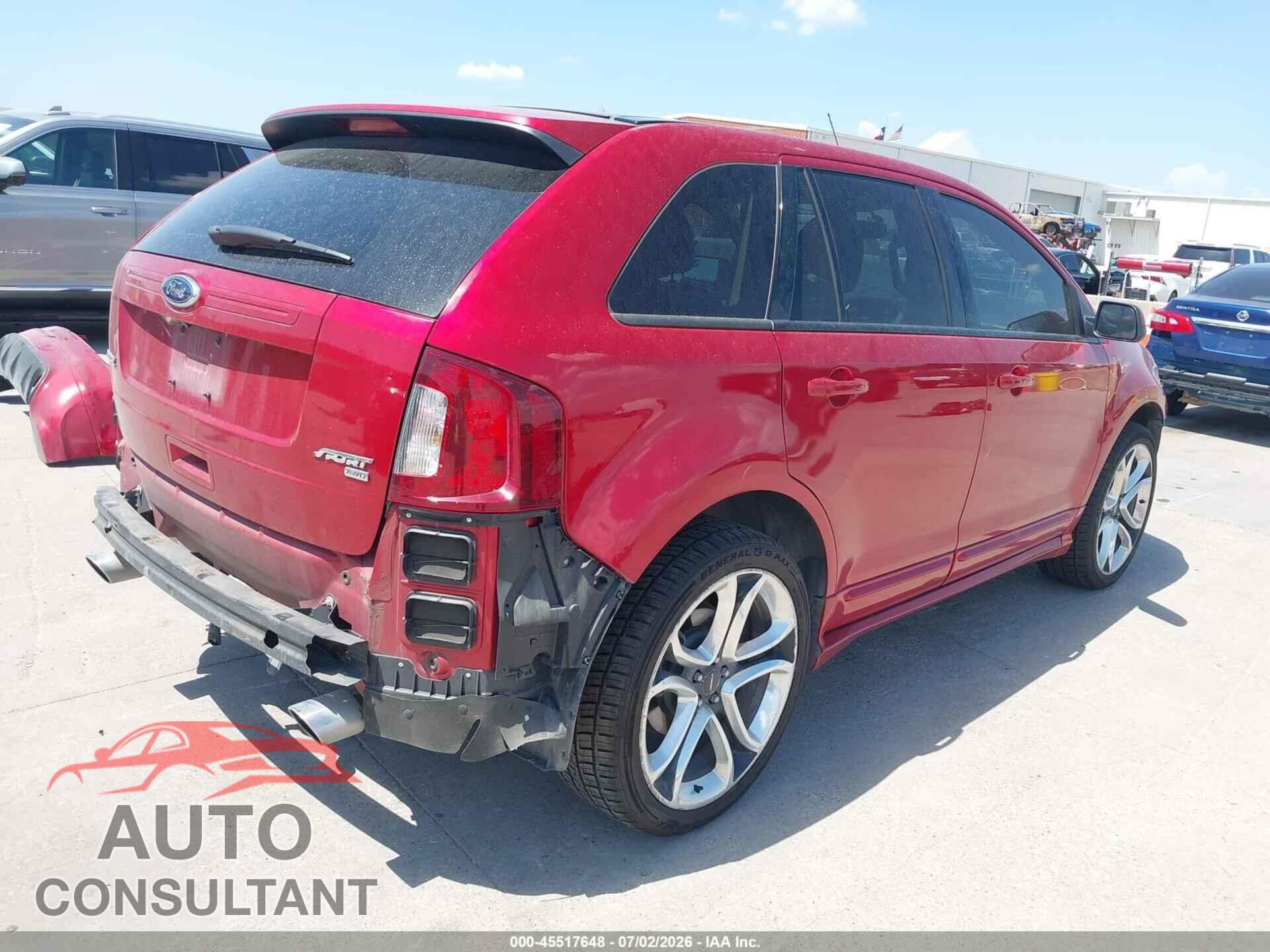 FORD EDGE 2012 - 2FMDK4AK7CBA94489