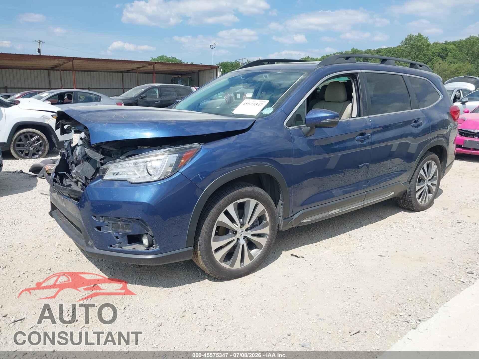 SUBARU ASCENT 2019 - 4S4WMAPD6K3412322