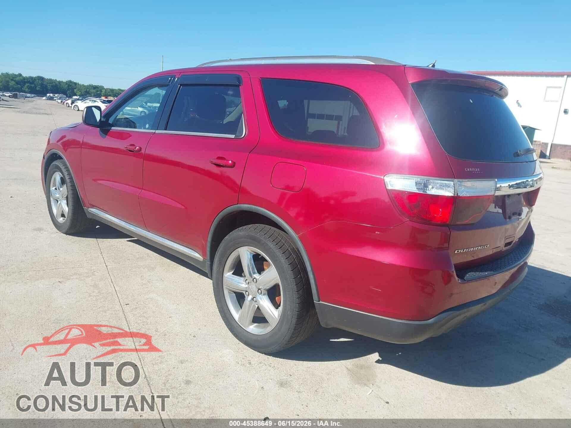 DODGE DURANGO 2013 - 1C4RDHAG7DC684068