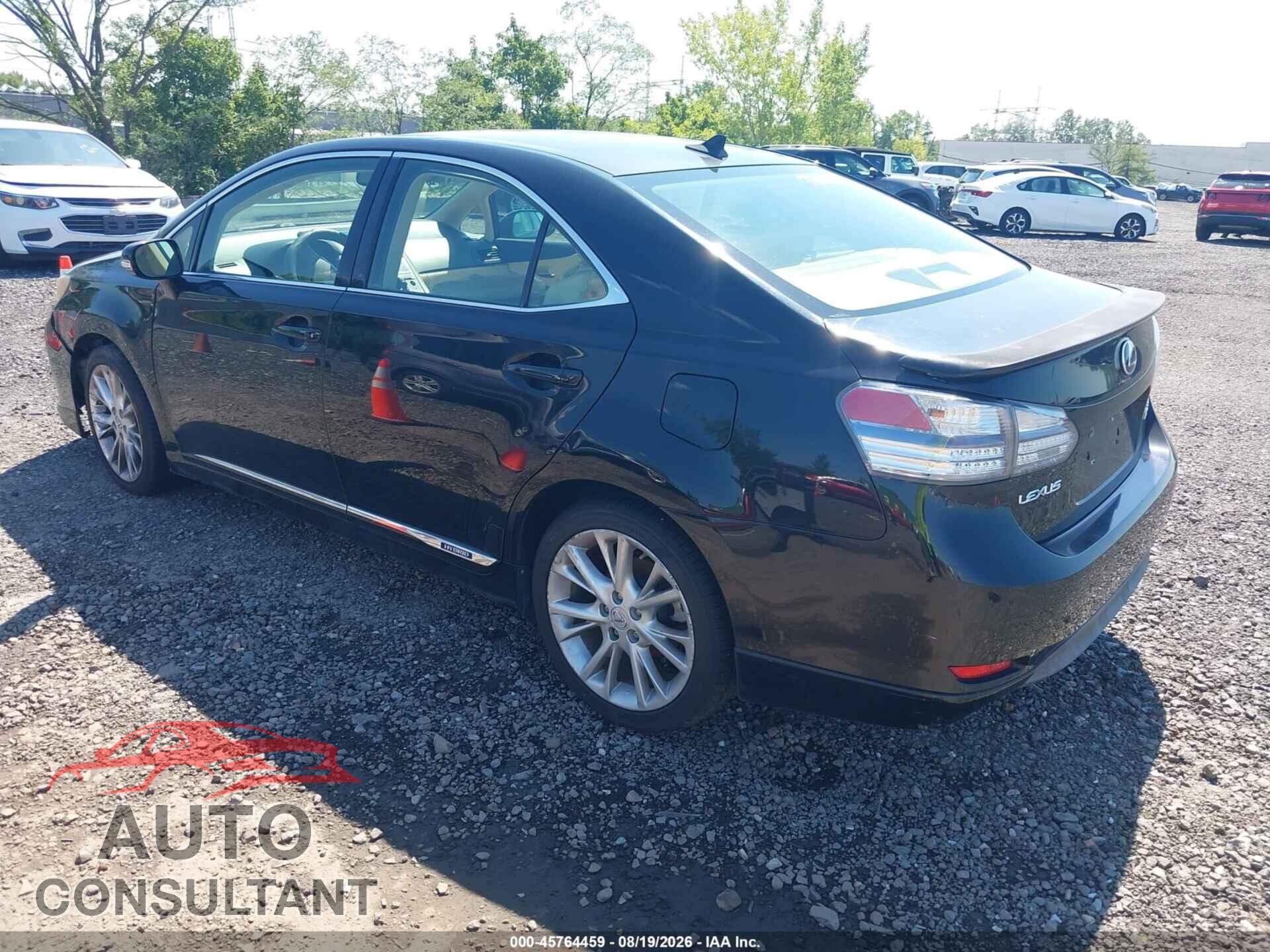 LEXUS HS 250H 2010 - JTHBB1BA4A2034963
