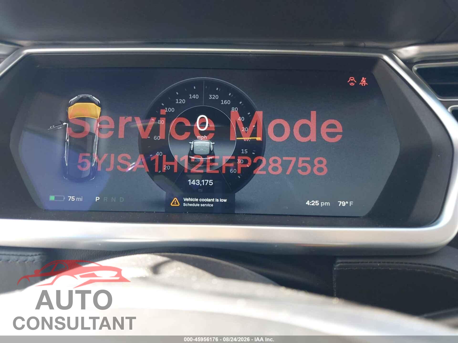 TESLA MODEL S 2014 - 5YJSA1H12EFP28758