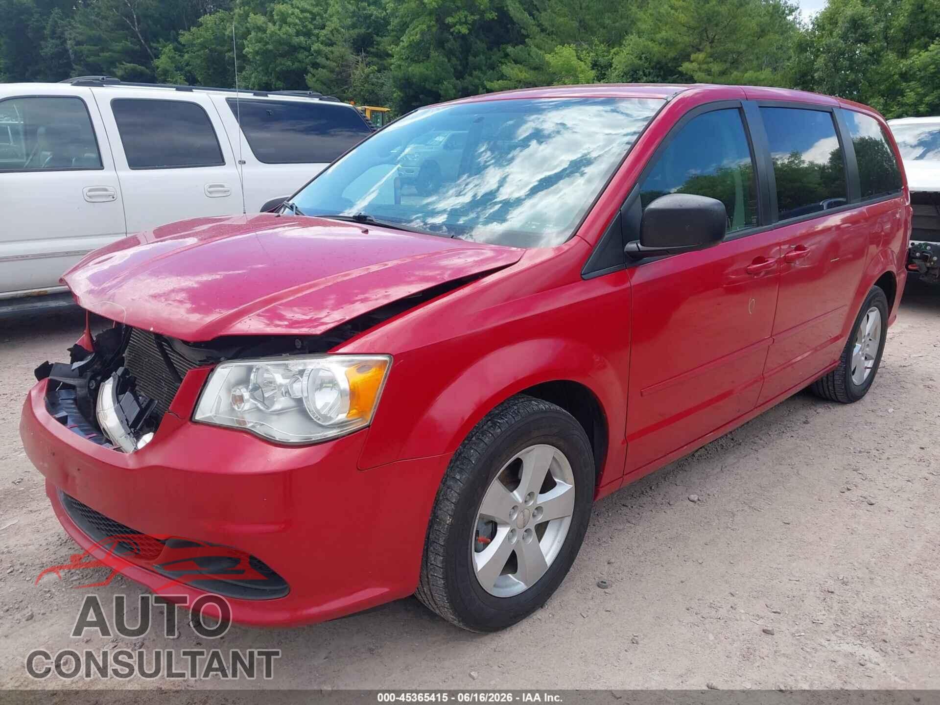 DODGE GRAND CARAVAN 2013 - 2C4RDGBG2DR799063