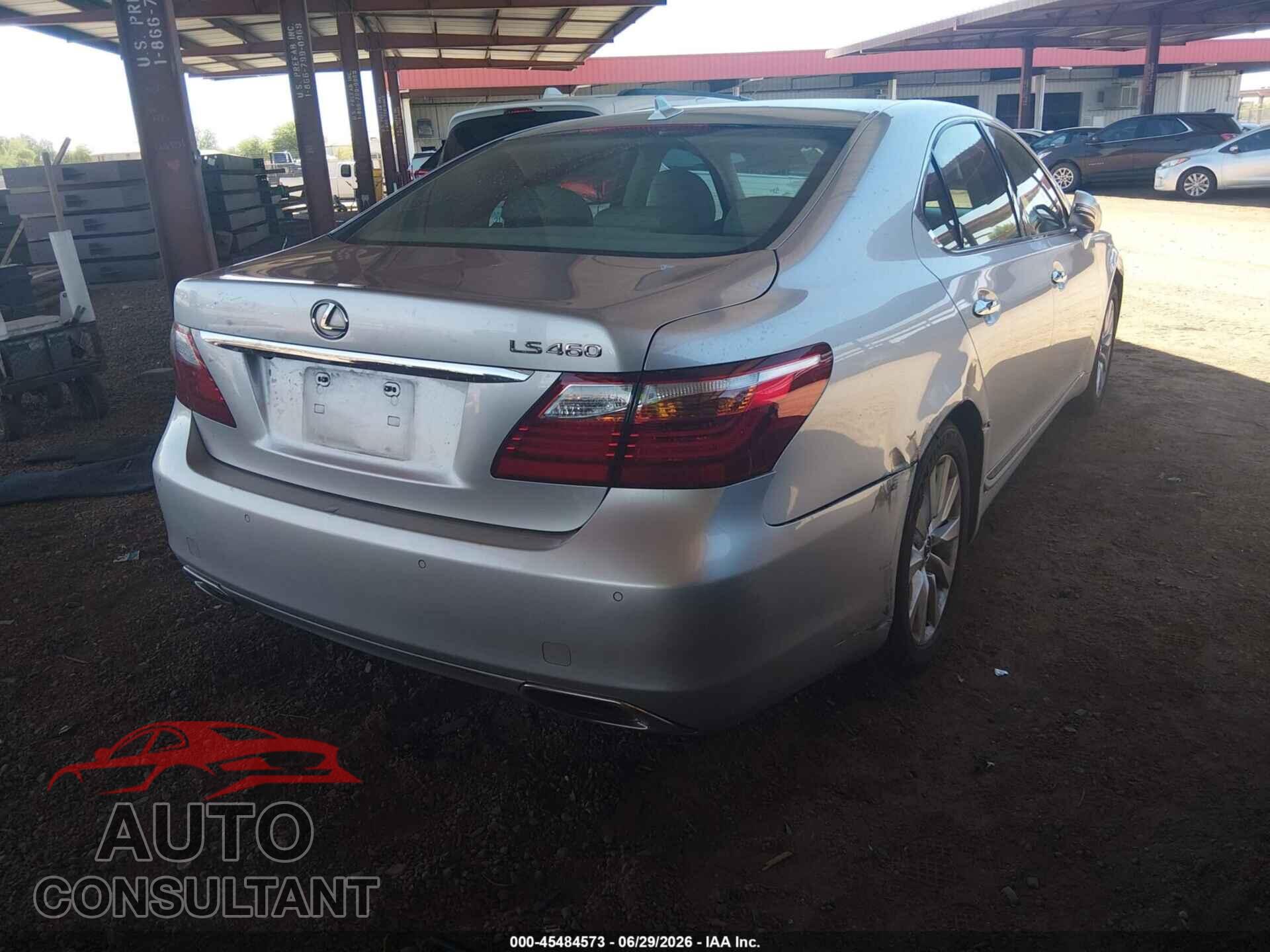 LEXUS LS 460 2011 - JTHBL5EF3B5106991