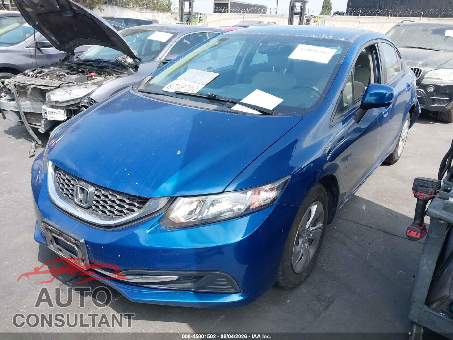 HONDA CIVIC 2013 - 2HGFB2F53DH506959