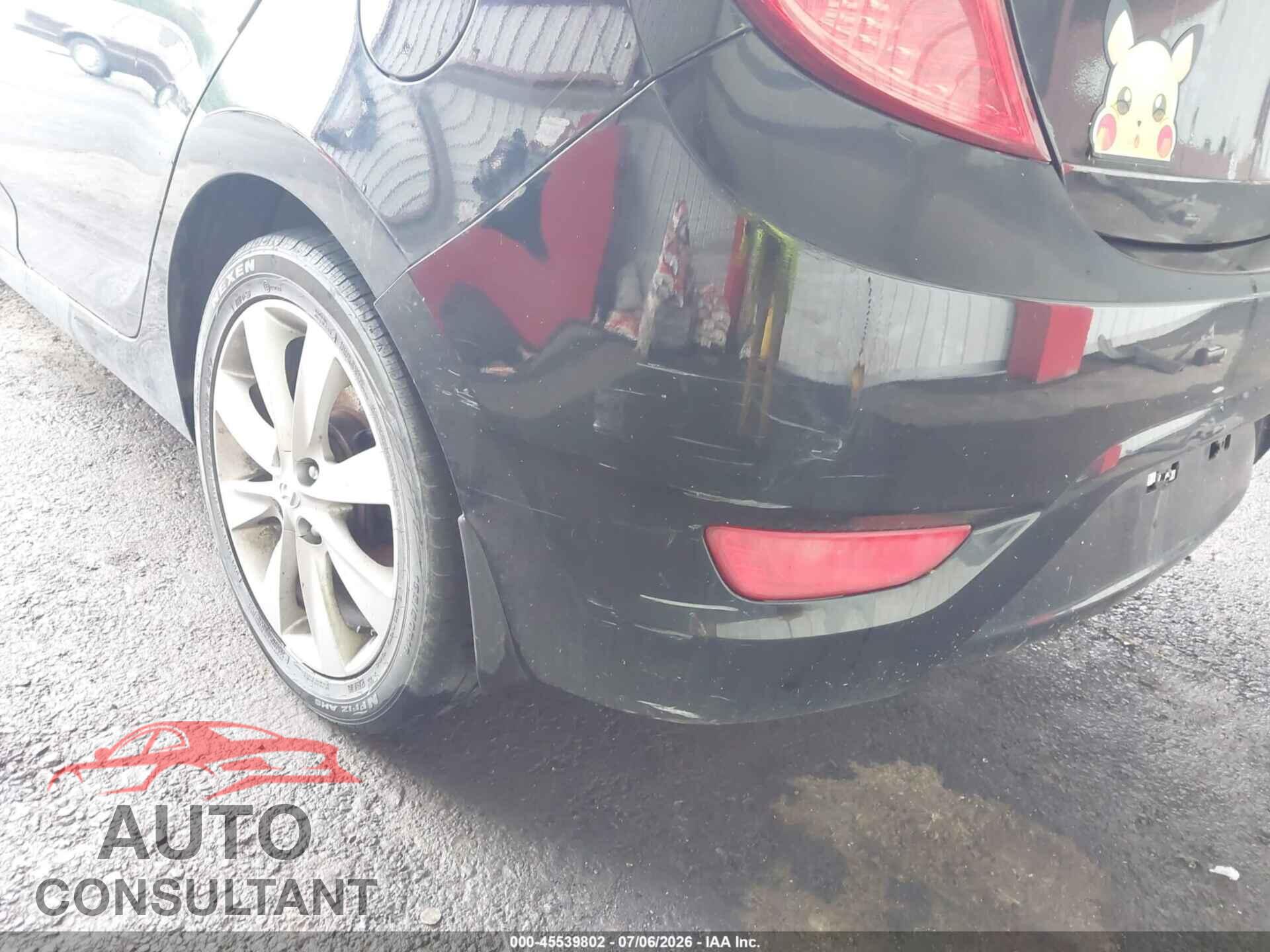 HYUNDAI ACCENT 2013 - KMHCU5AEXDU100643
