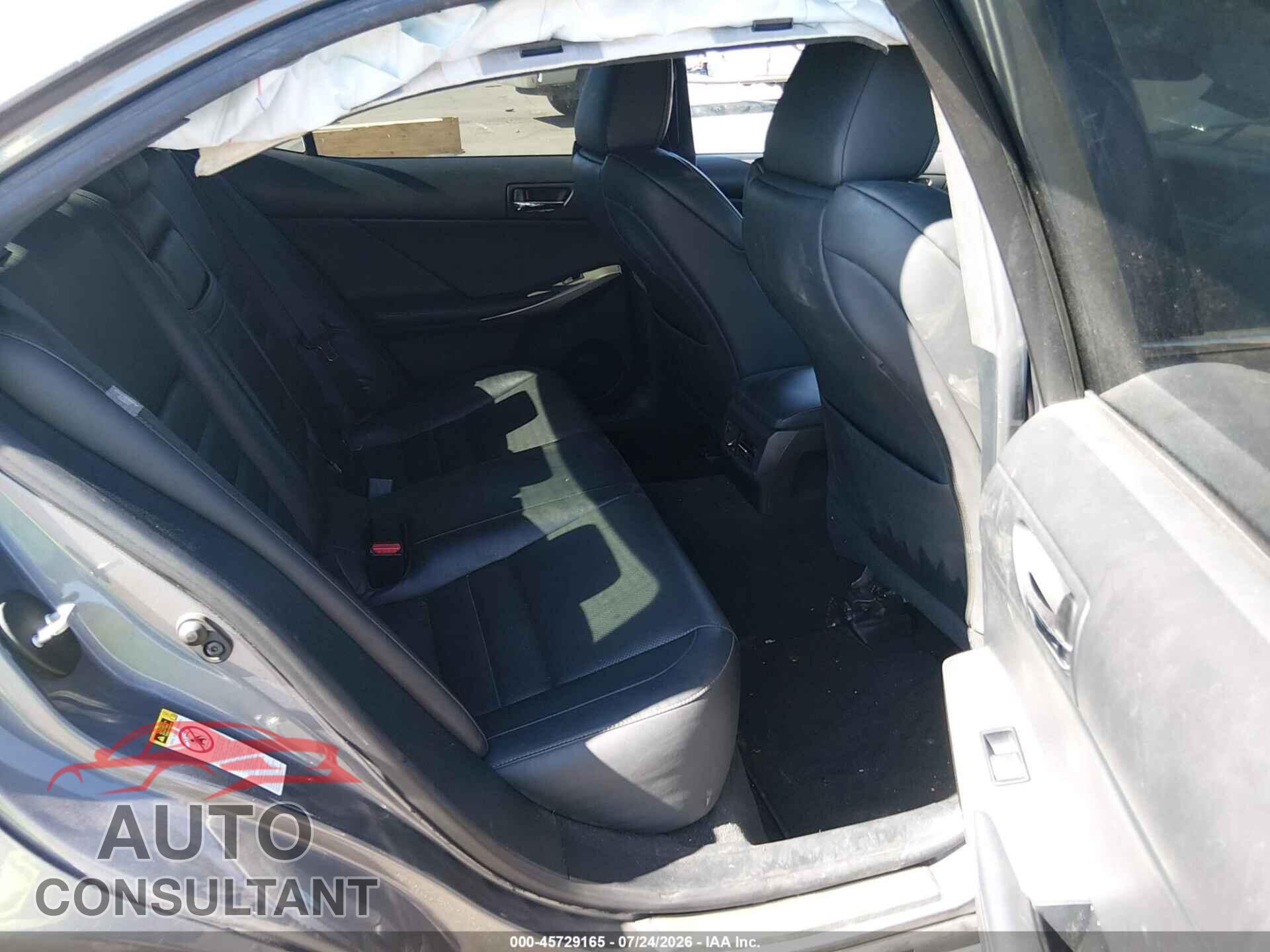 LEXUS IS 250 2015 - JTHBF1D29F5053329