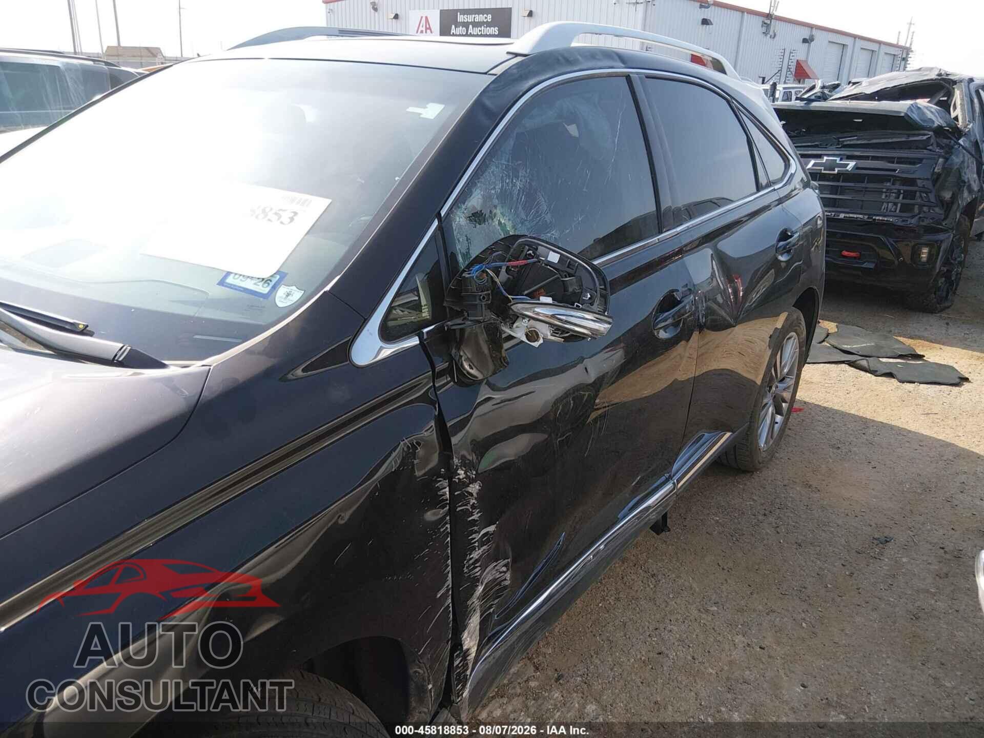 LEXUS RX 350 2013 - 2T2ZK1BA2DC089882