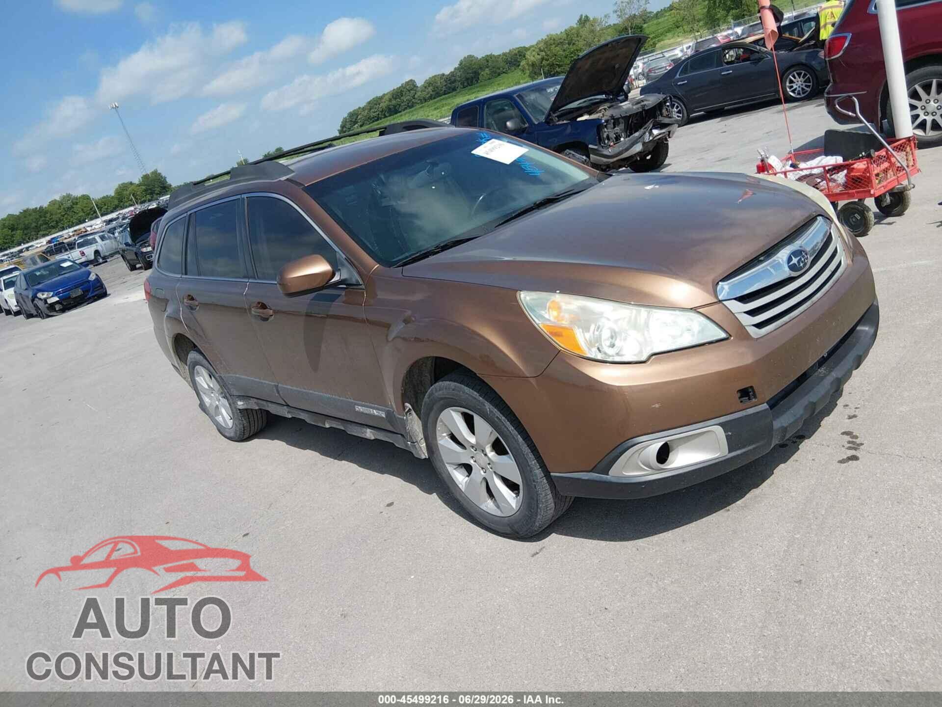 SUBARU OUTBACK 2011 - 4S4BRCCC8B3351323