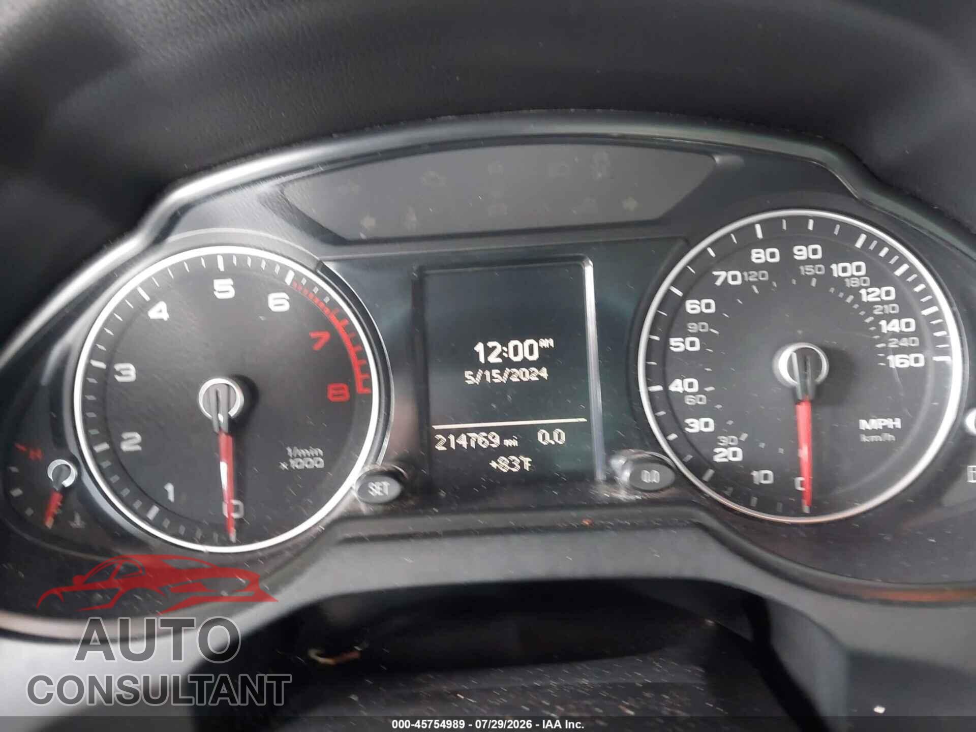 AUDI Q5 2013 - WA1CFAFP0DA042510