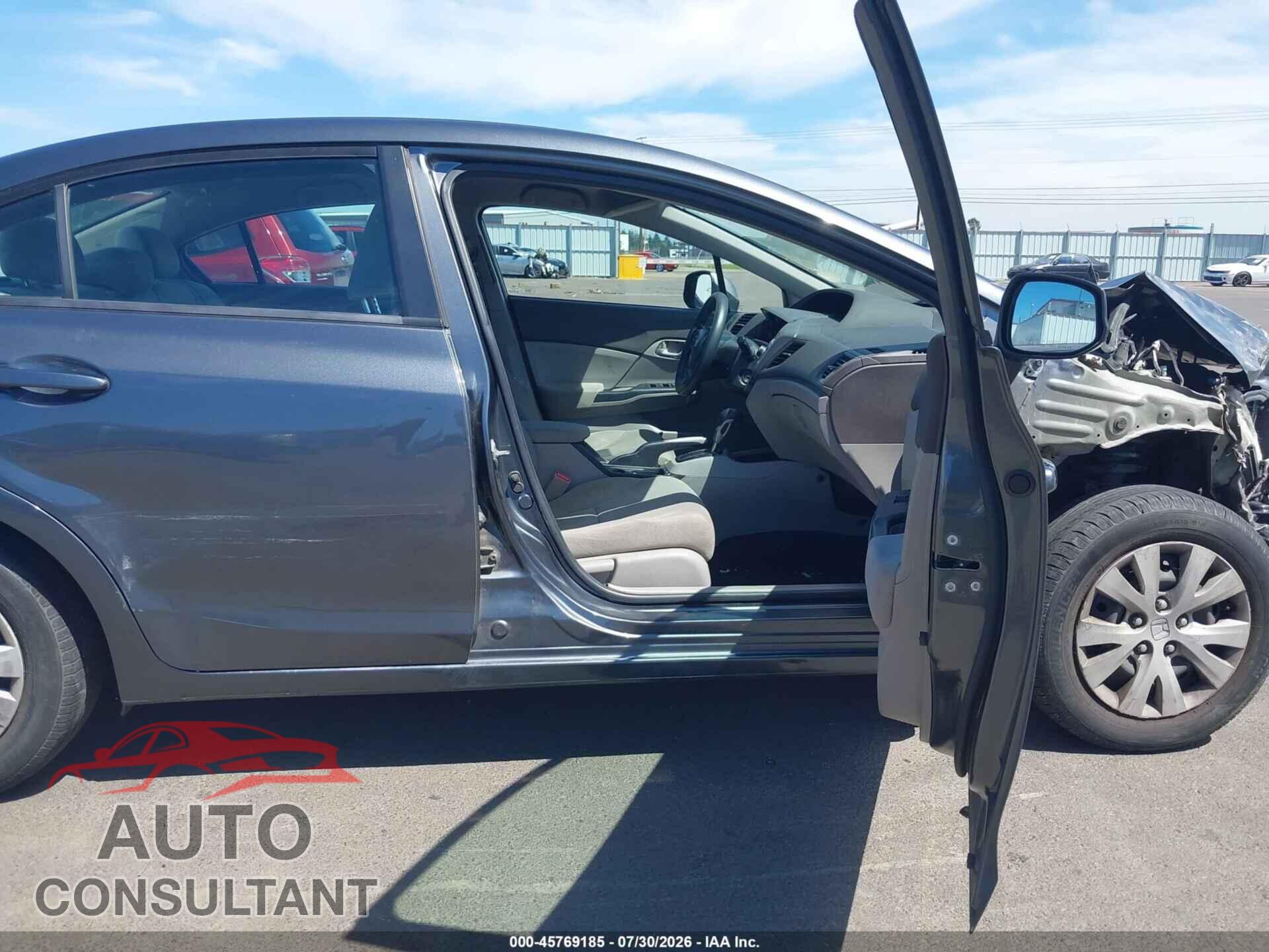 HONDA CIVIC 2012 - 2HGFB2F51CH317385