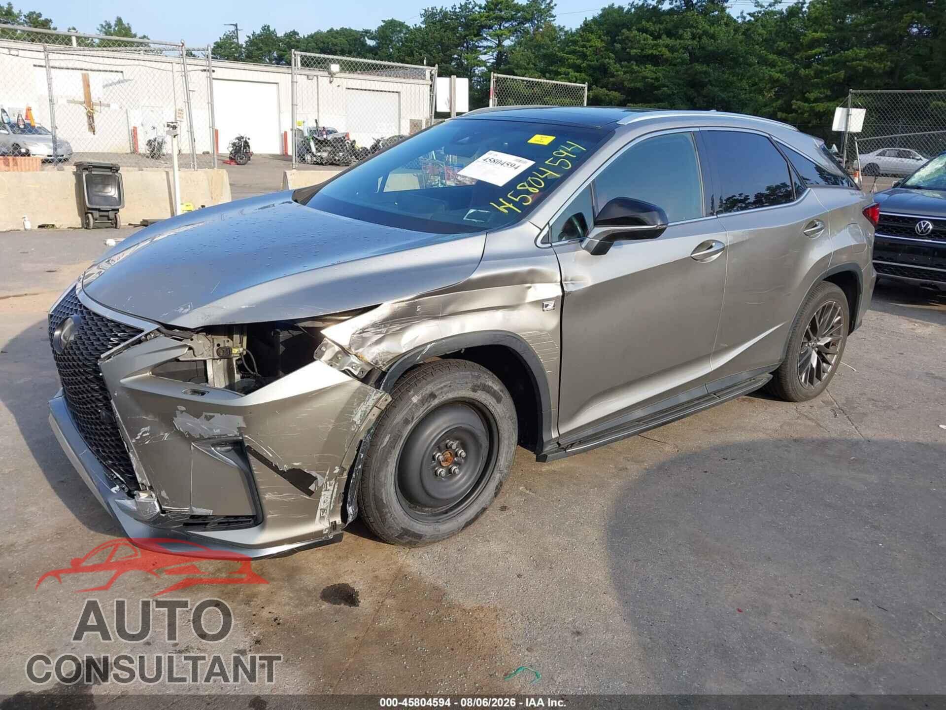 LEXUS RX 350 2017 - 2T2BZMCAXHC070273