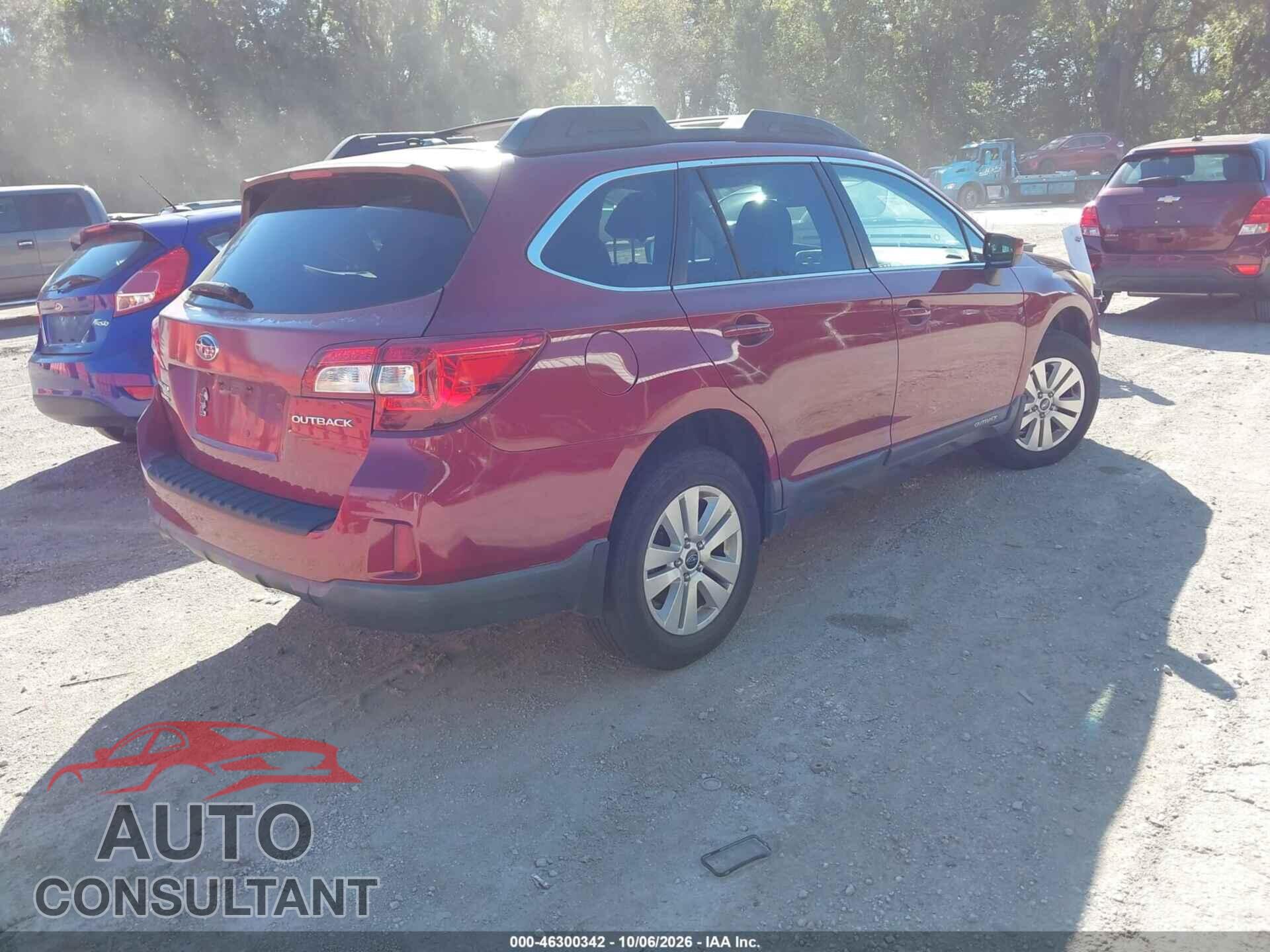 SUBARU OUTBACK 2015 - 4S4BSBCC2F3272976