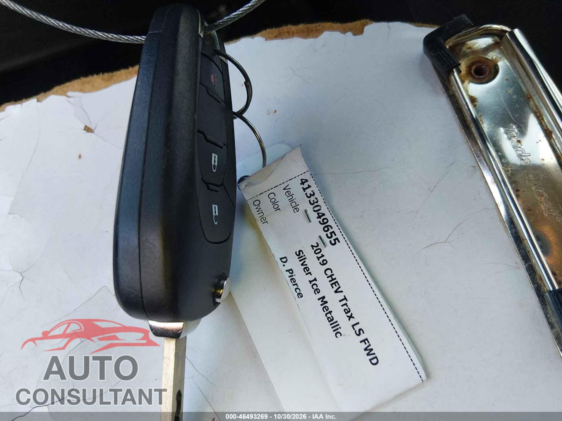 CHEVROLET TRAX 2019 - 3GNCJKSB3KL224431