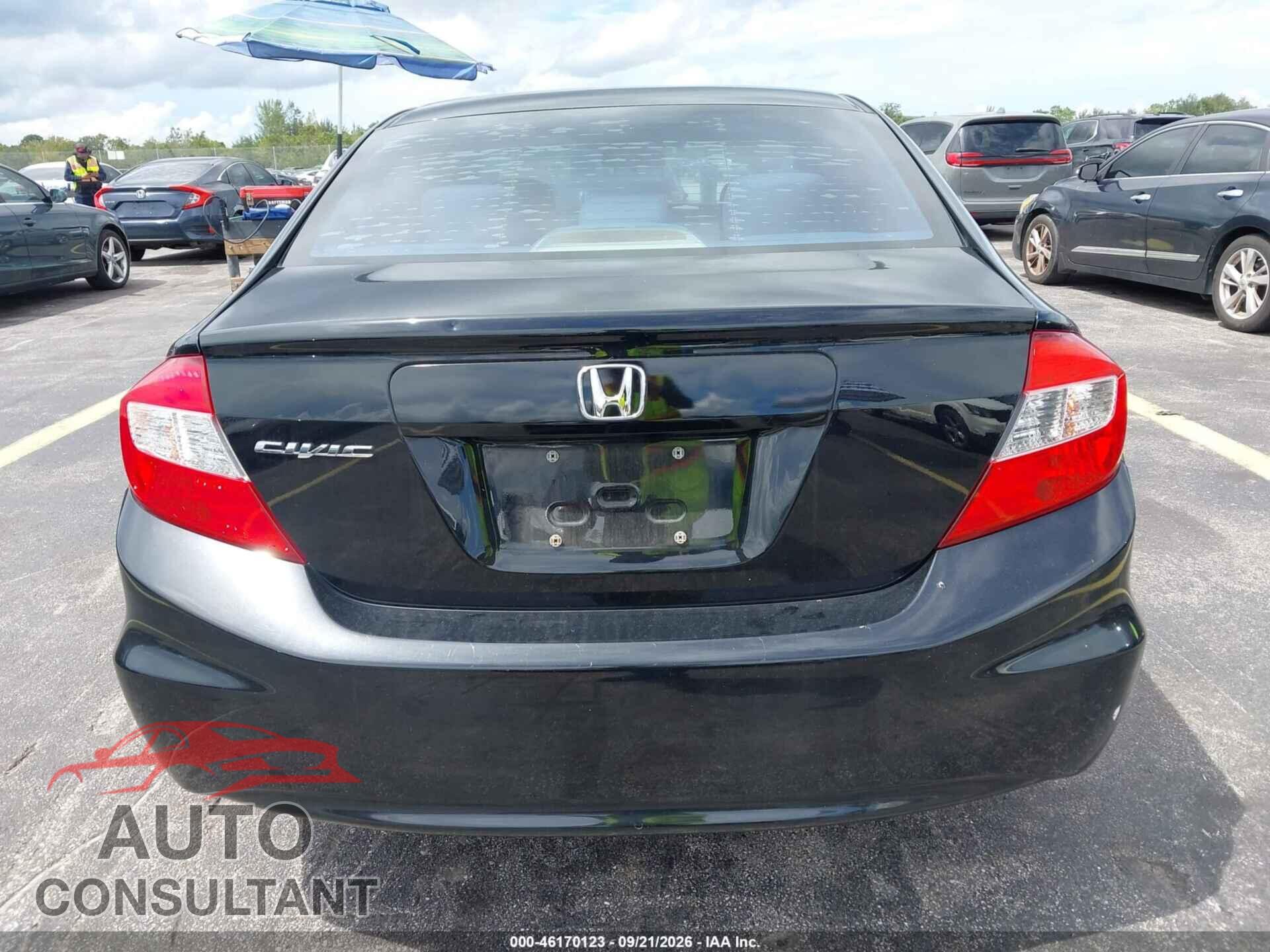HONDA CIVIC 2012 - 19XFB2F52CE005683