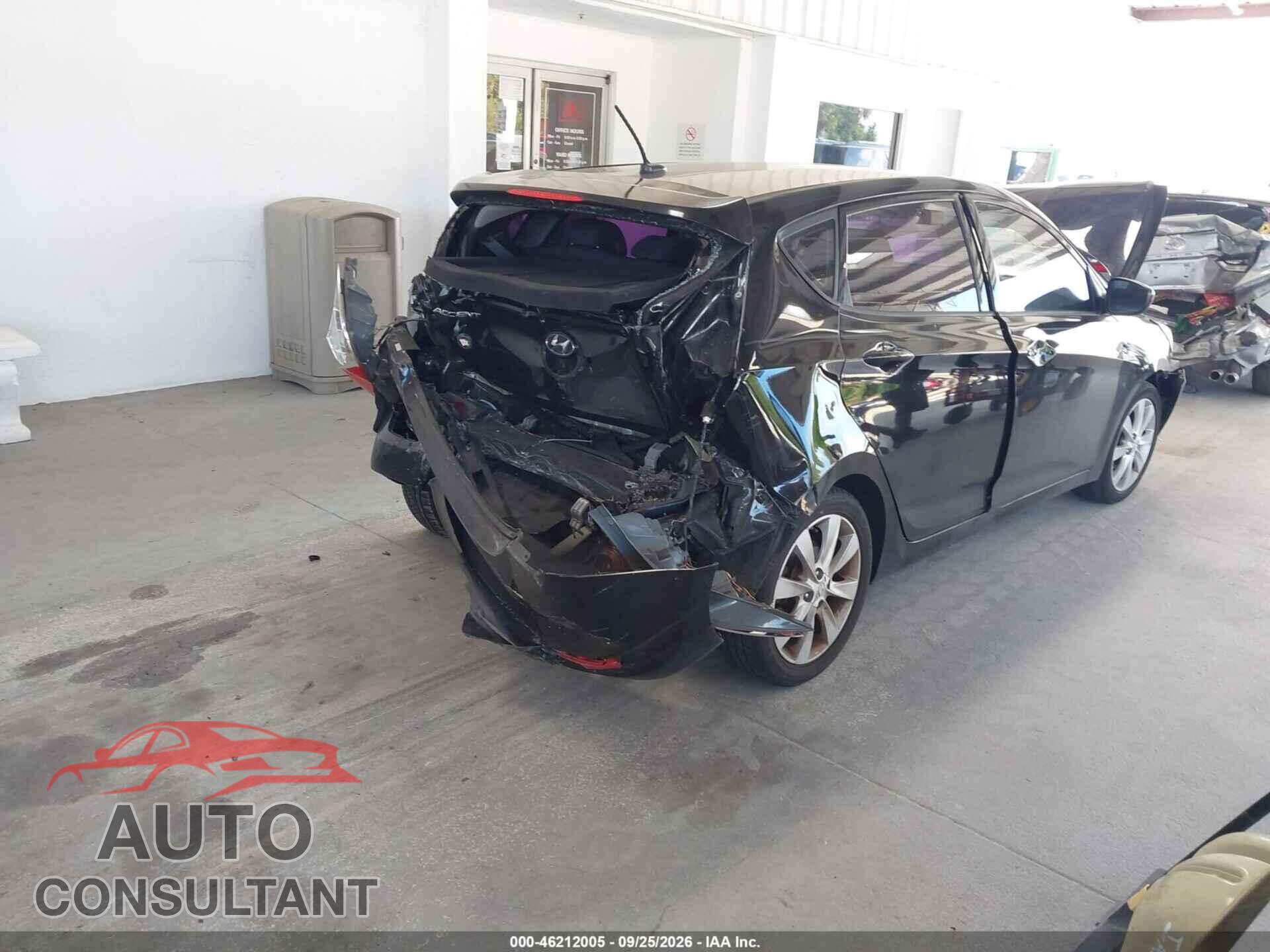 HYUNDAI ACCENT 2012 - KMHCU5AE2CU032563