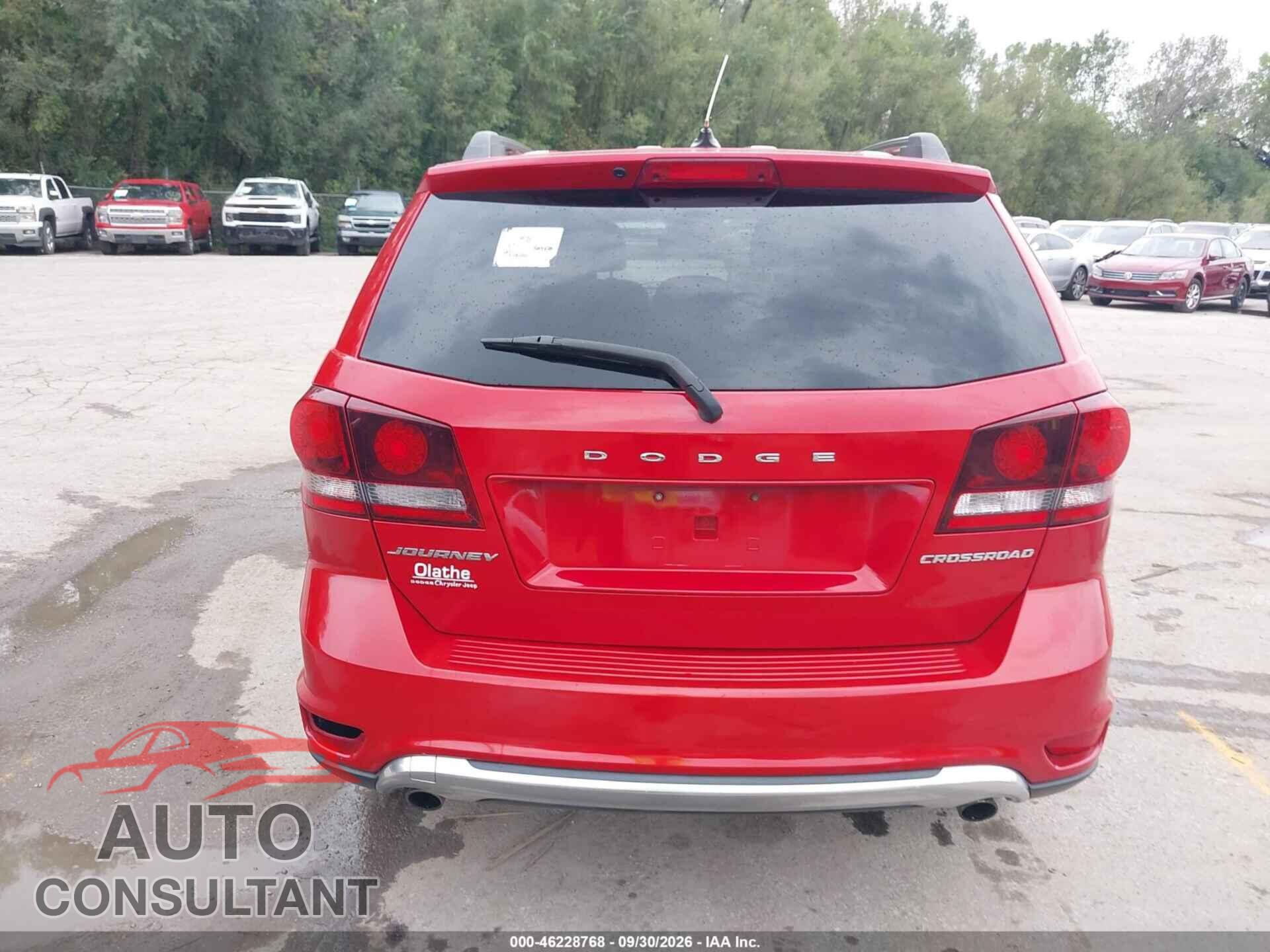 DODGE JOURNEY 2015 - 3C4PDCGG4FT578010