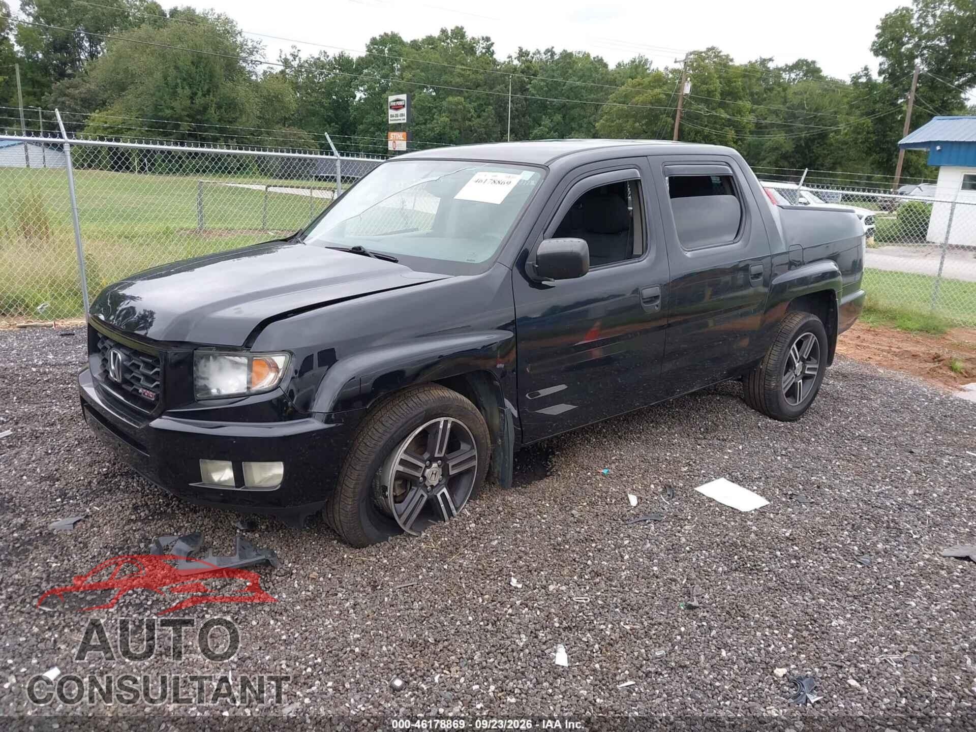 HONDA RIDGELINE 2013 - 5FPYK1F77DB007954