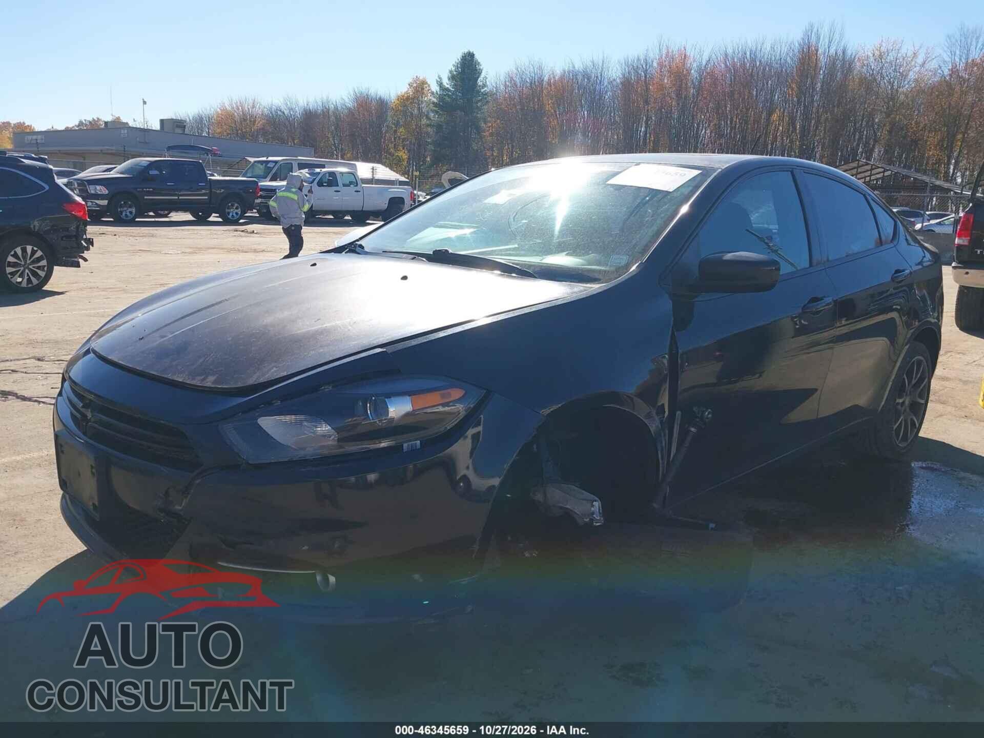 DODGE DART 2013 - 1C3CDFBA8DD340610