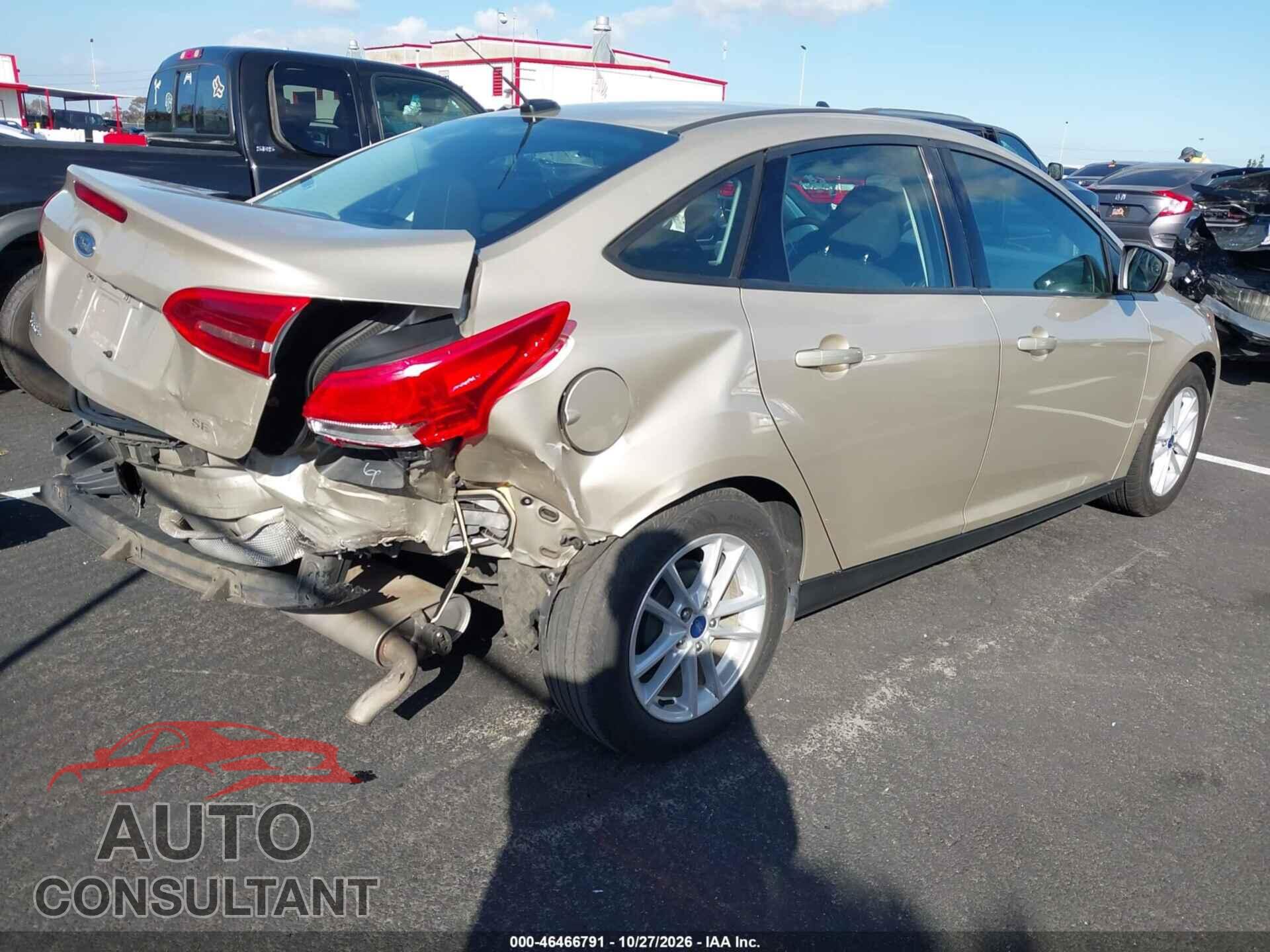 FORD FOCUS 2017 - 1FADP3F28HL296800