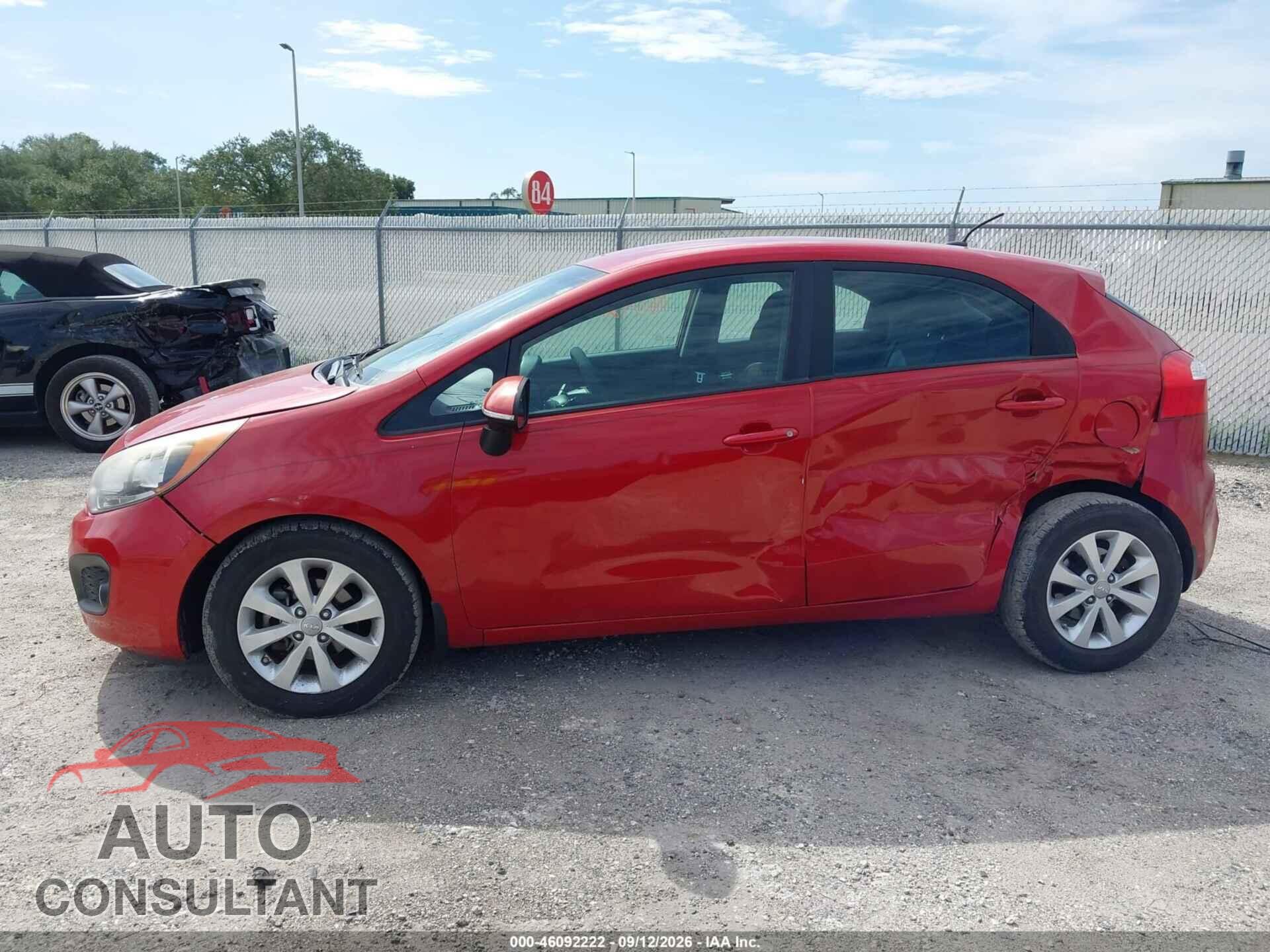 KIA RIO 2013 - KNADN5A37D6241465
