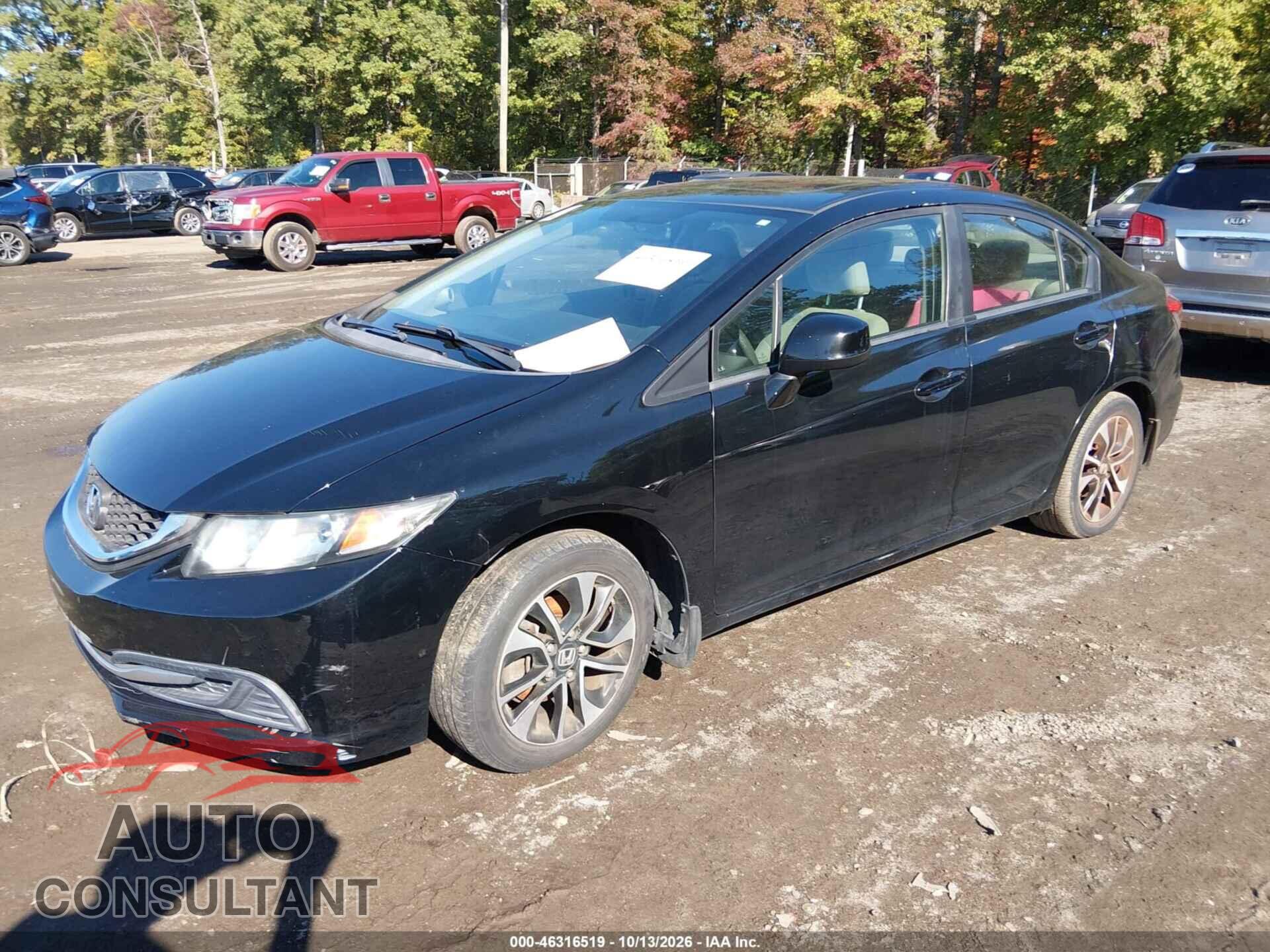 HONDA CIVIC 2013 - 19XFB2F80DE206543