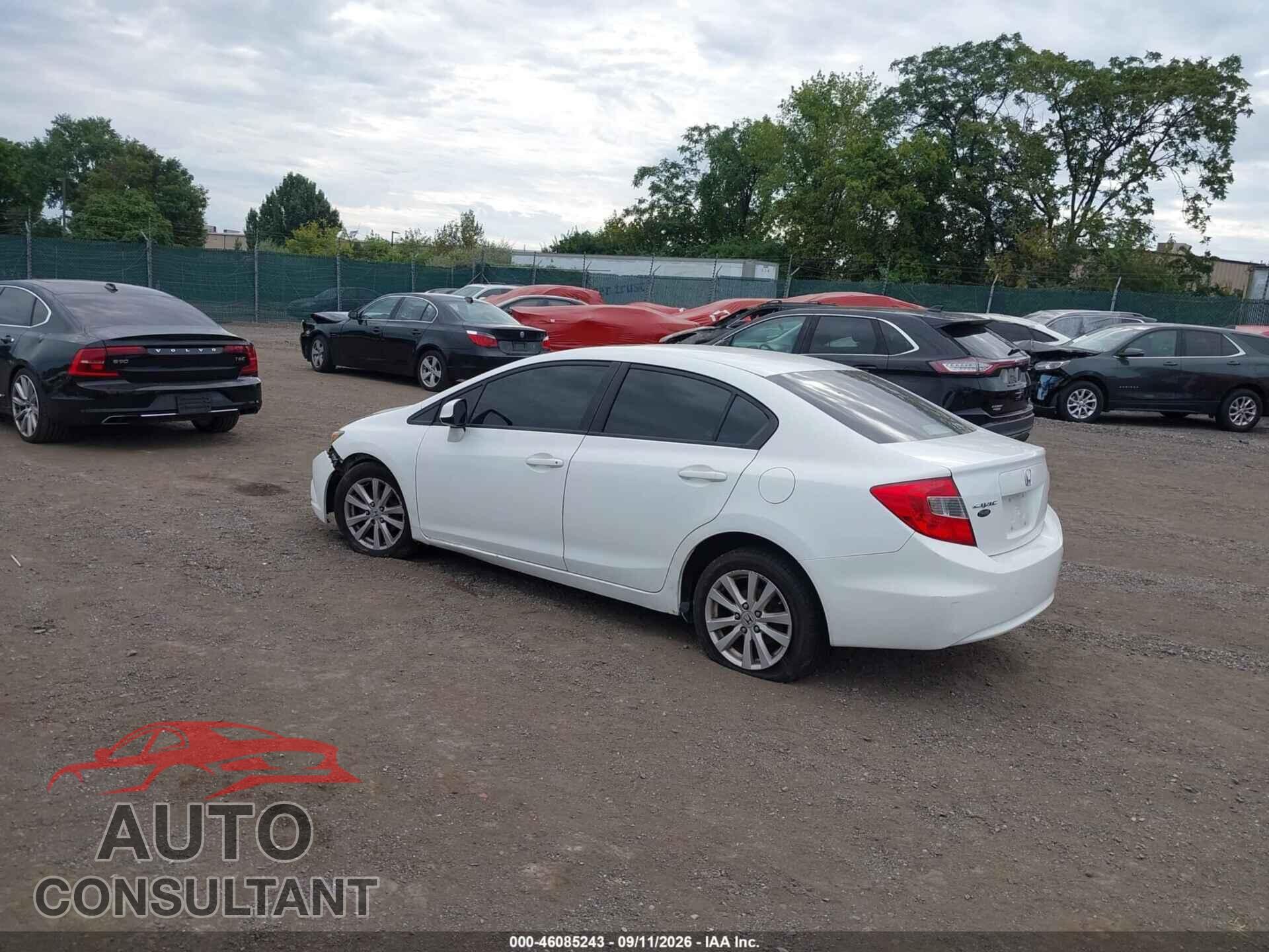 HONDA CIVIC 2012 - 2HGFB2F86CH315867