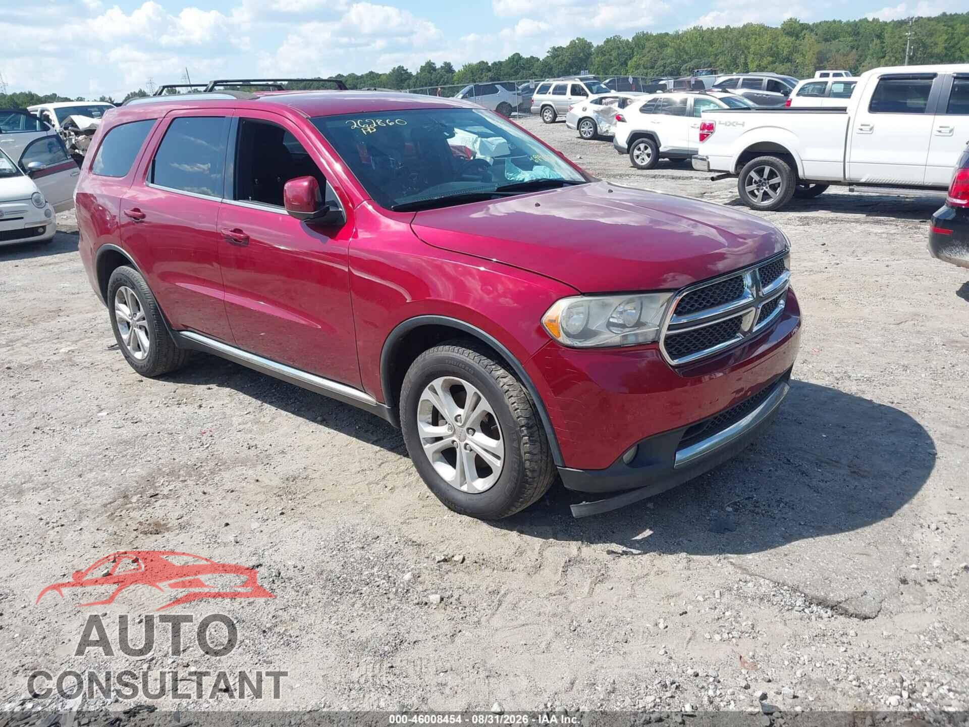 DODGE DURANGO 2013 - 1C4RDJAG7DC699192
