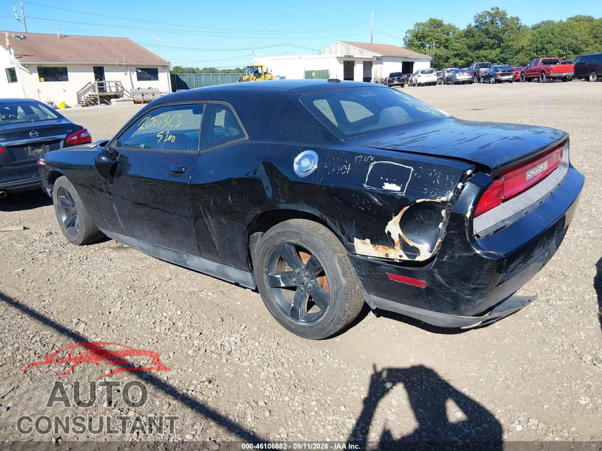 DODGE CHALLENGER 2012 - 2C3CDYAG4CH208799