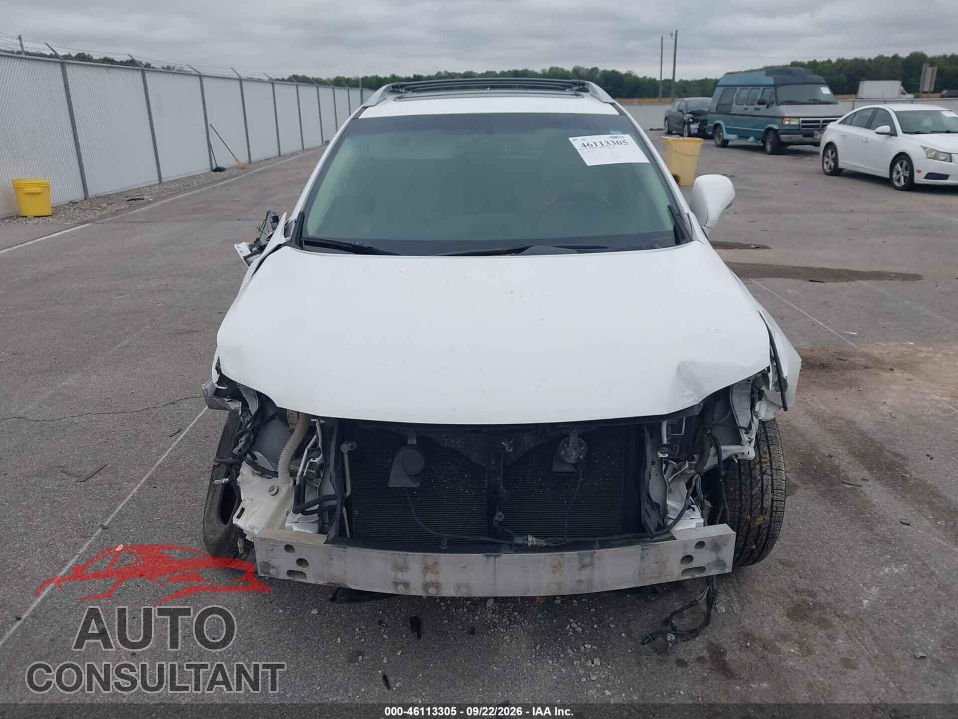 LEXUS RX 350 2012 - 2T2BK1BA7CC144973