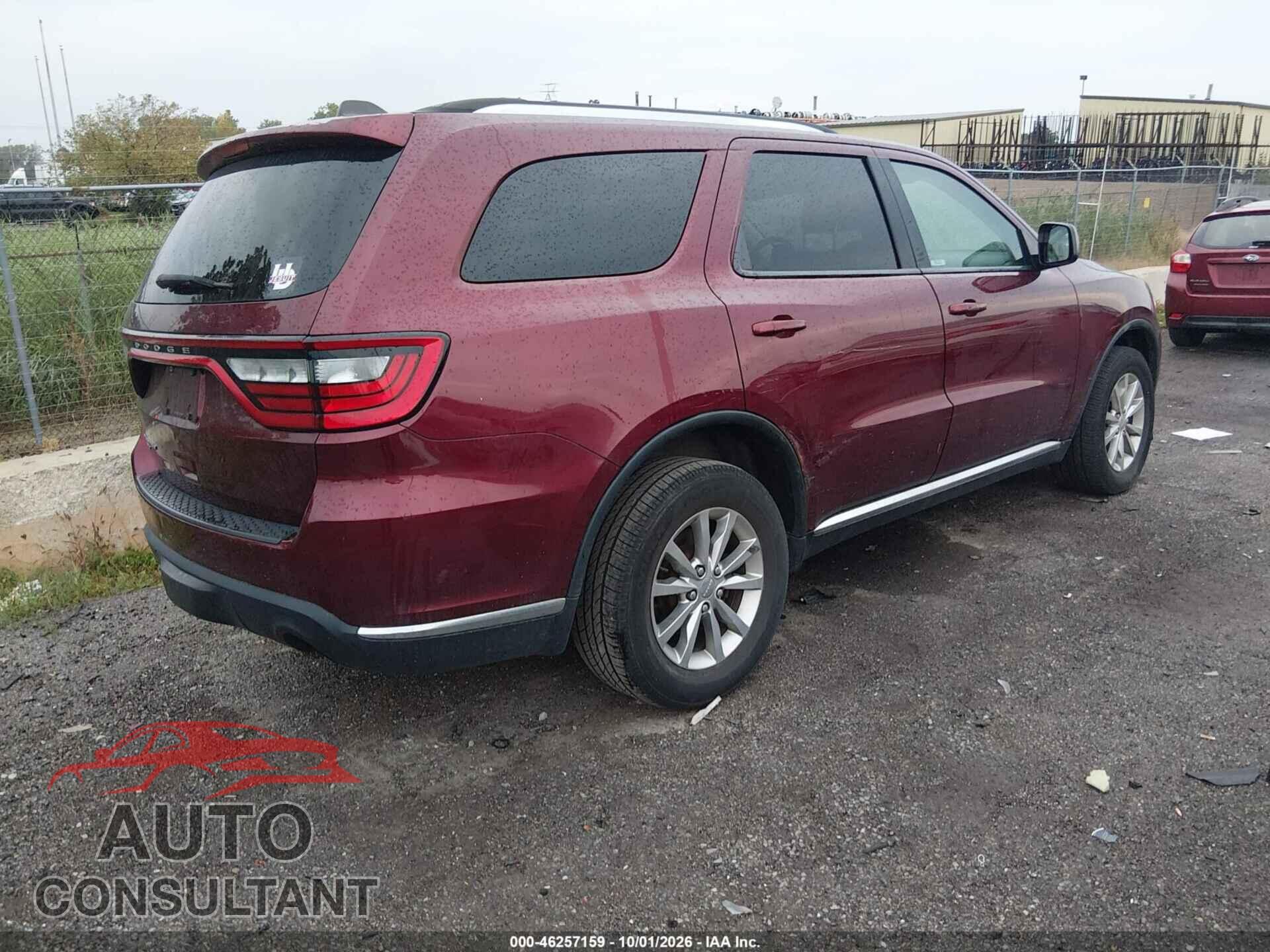 DODGE DURANGO 2016 - 1C4RDJAG9GC459954