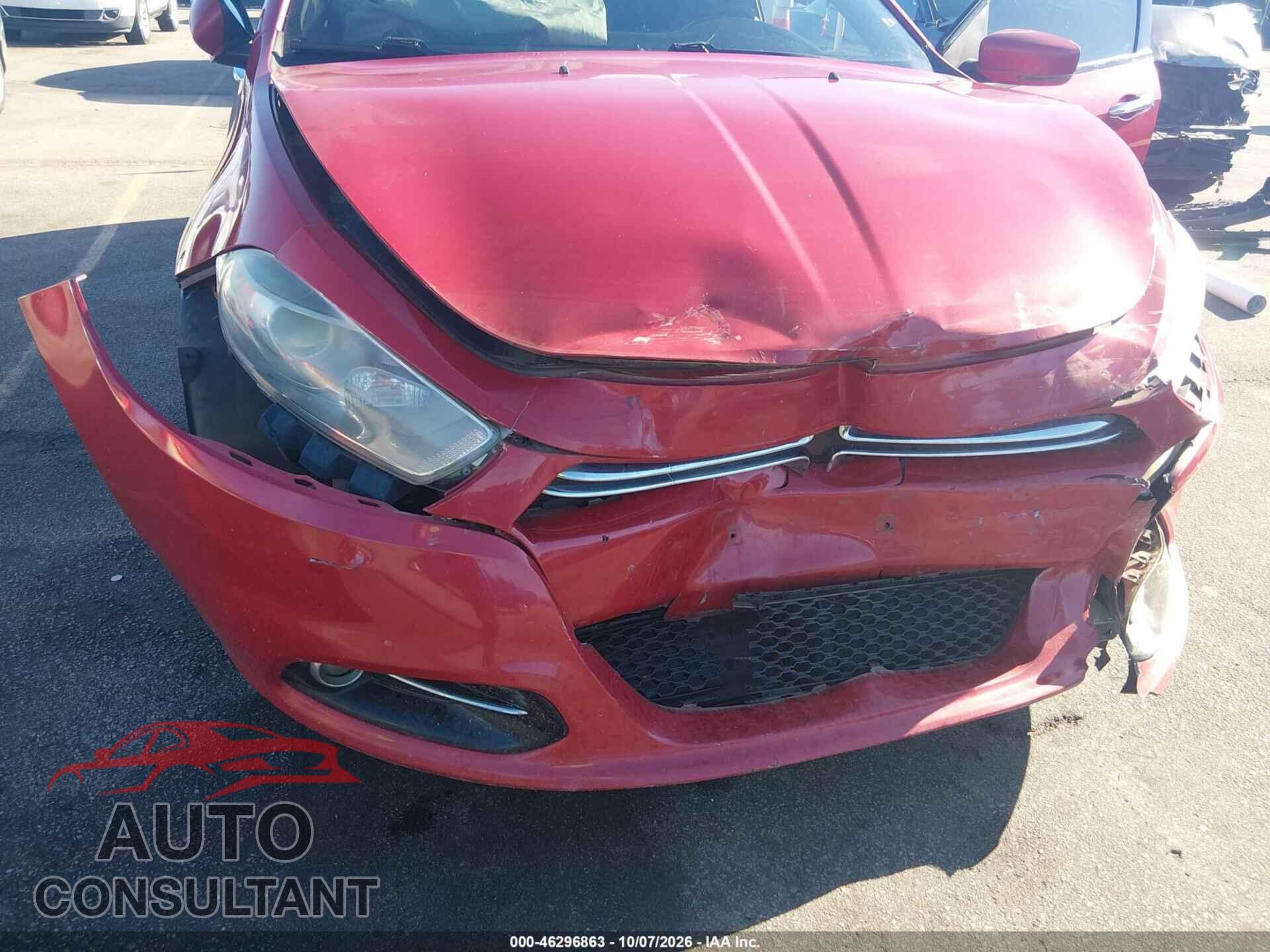DODGE DART 2013 - 1C3CDFCA0DD246008