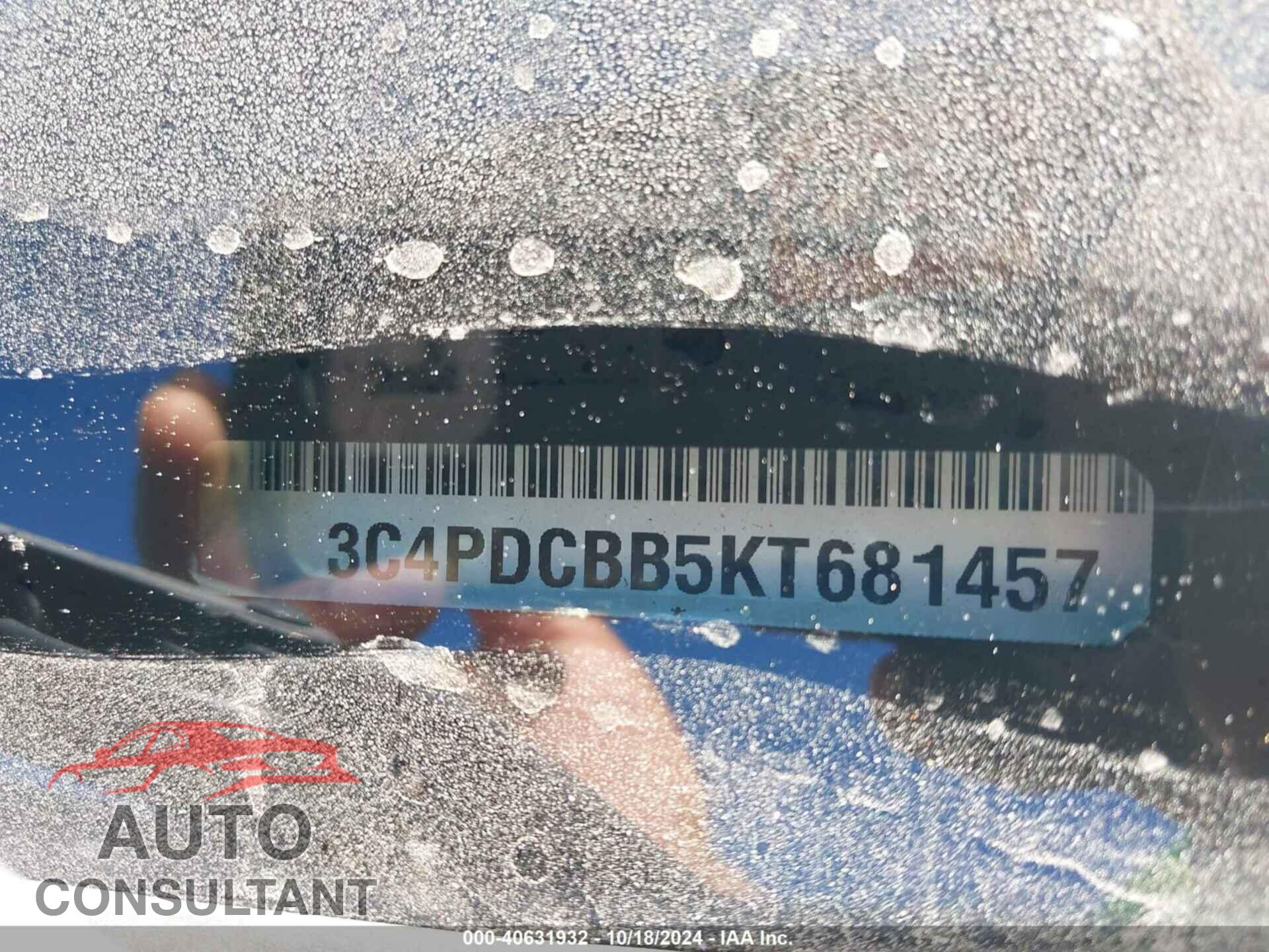 DODGE JOURNEY 2019 - 3C4PDCBB5KT681457
