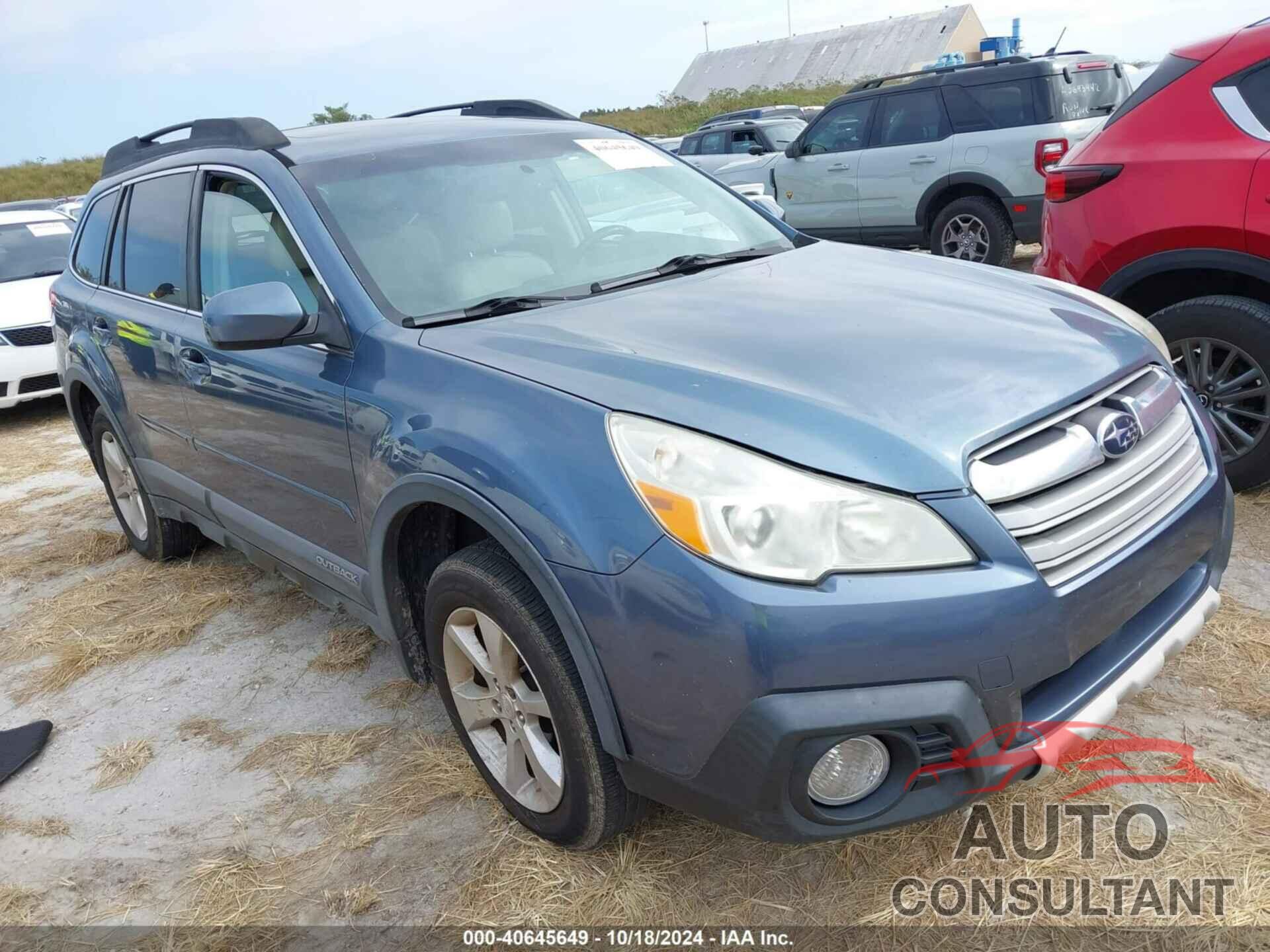 SUBARU OUTBACK 2014 - 4S4BRBNC9E3241439