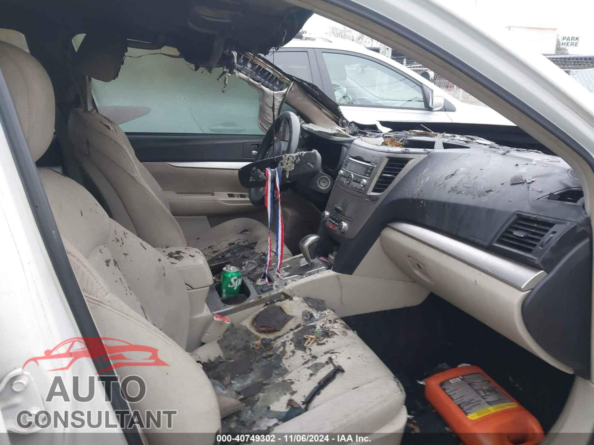 SUBARU OUTBACK 2011 - 4S4BRCCC0B3373168