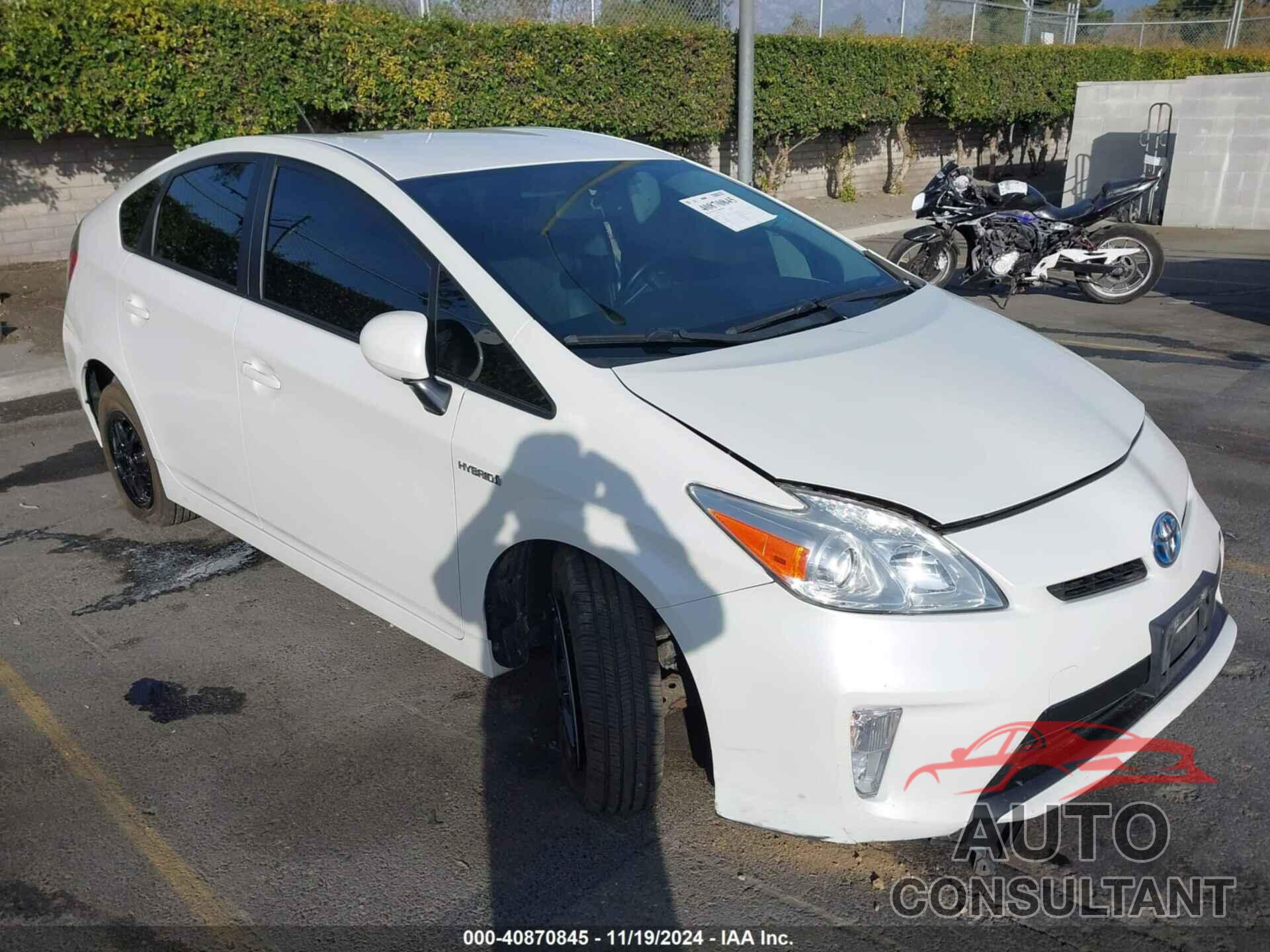 TOYOTA PRIUS 2013 - JTDKN3DUXD1681132