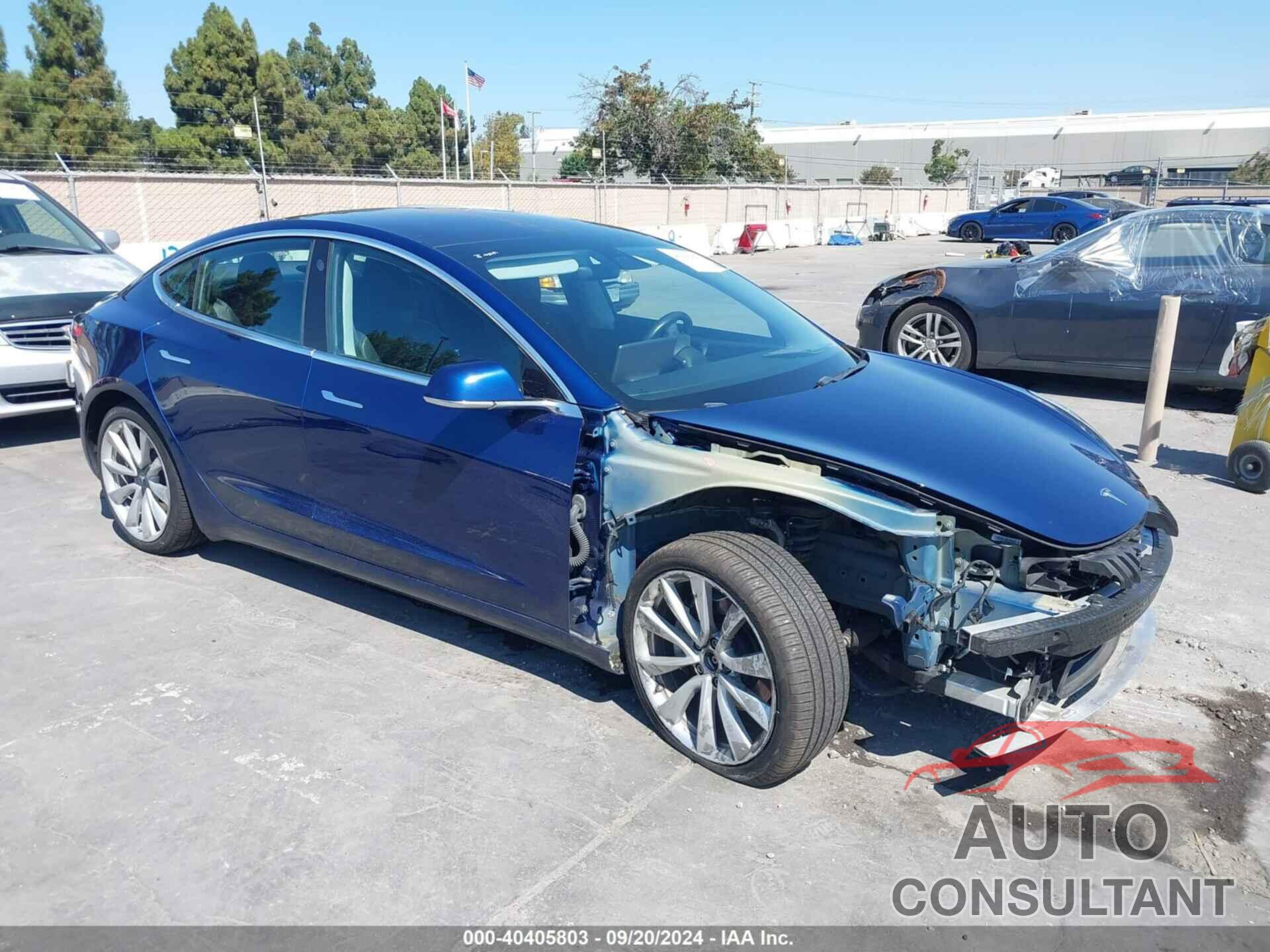 TESLA MODEL 3 2018 - 5YJ3E1EB0JF088369