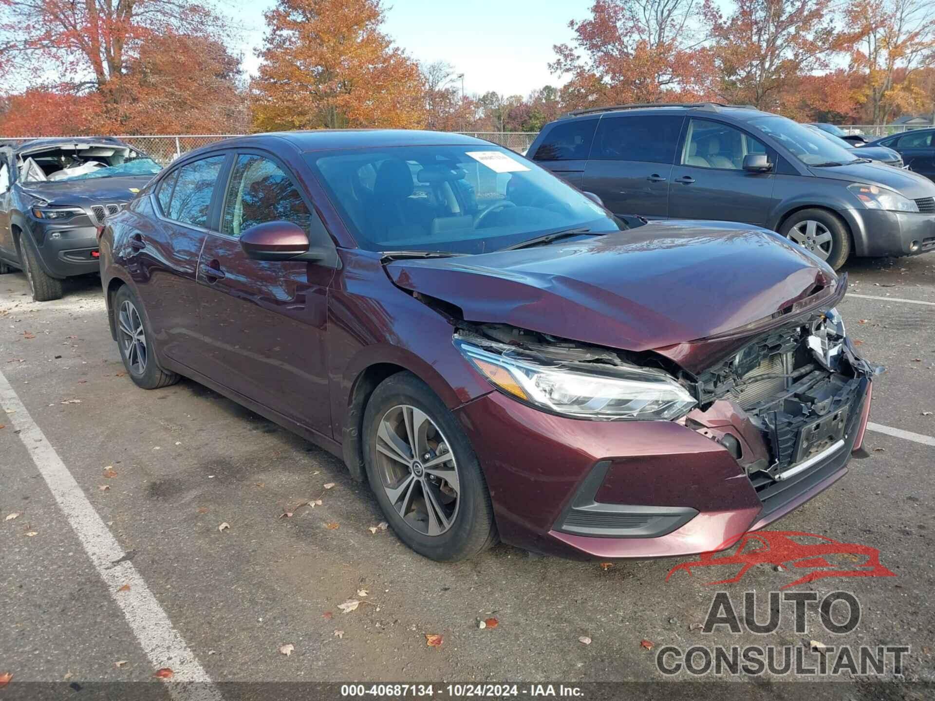 NISSAN SENTRA 2022 - 3N1AB8CV9NY223870