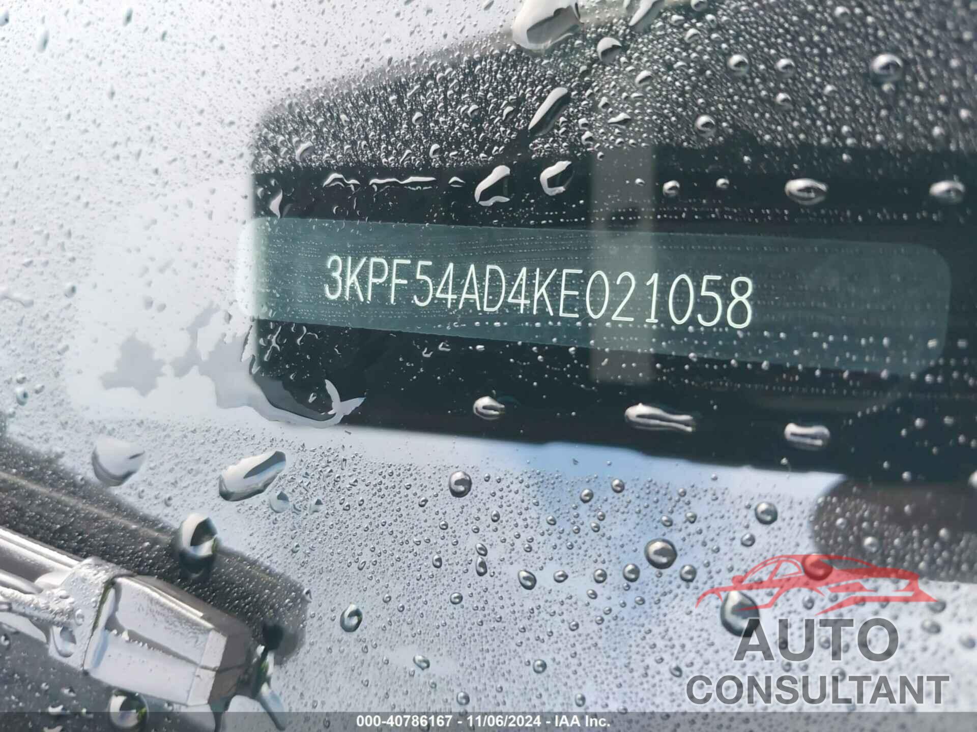 KIA FORTE 2019 - 3KPF54AD4KE021058