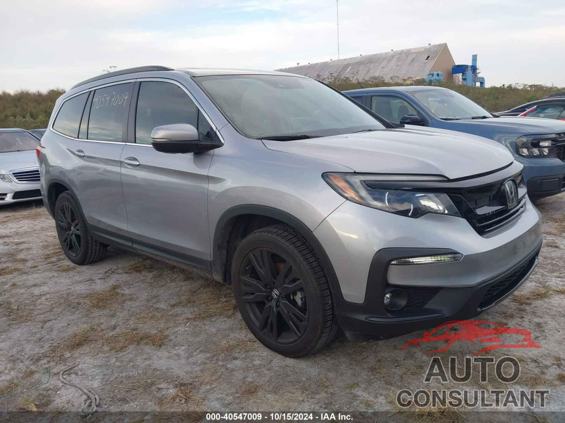 HONDA PILOT 2021 - 5FNYF5H22MB002070