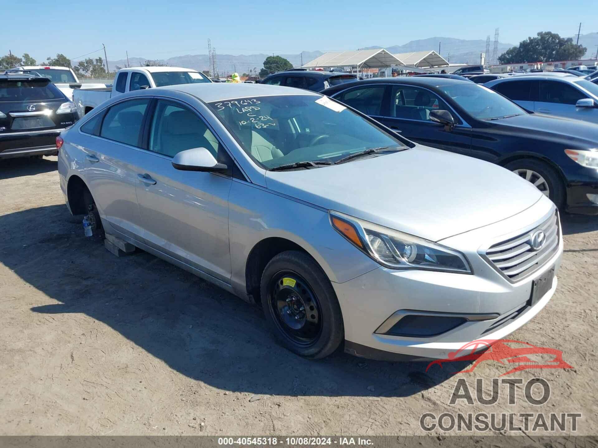 HYUNDAI SONATA 2017 - 5NPE24AF0HH575112