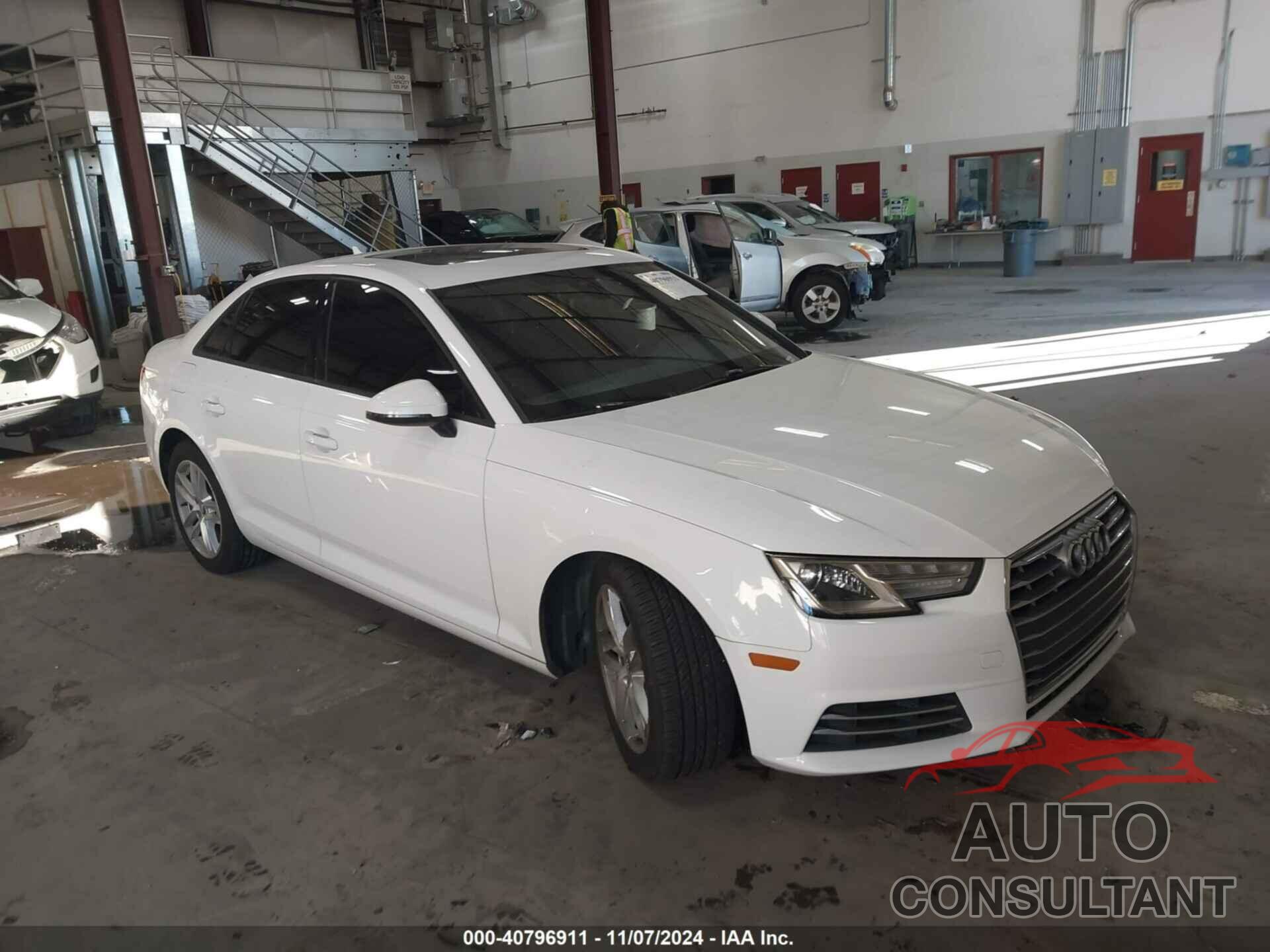 AUDI A4 2017 - WAUGMAF48HN045377