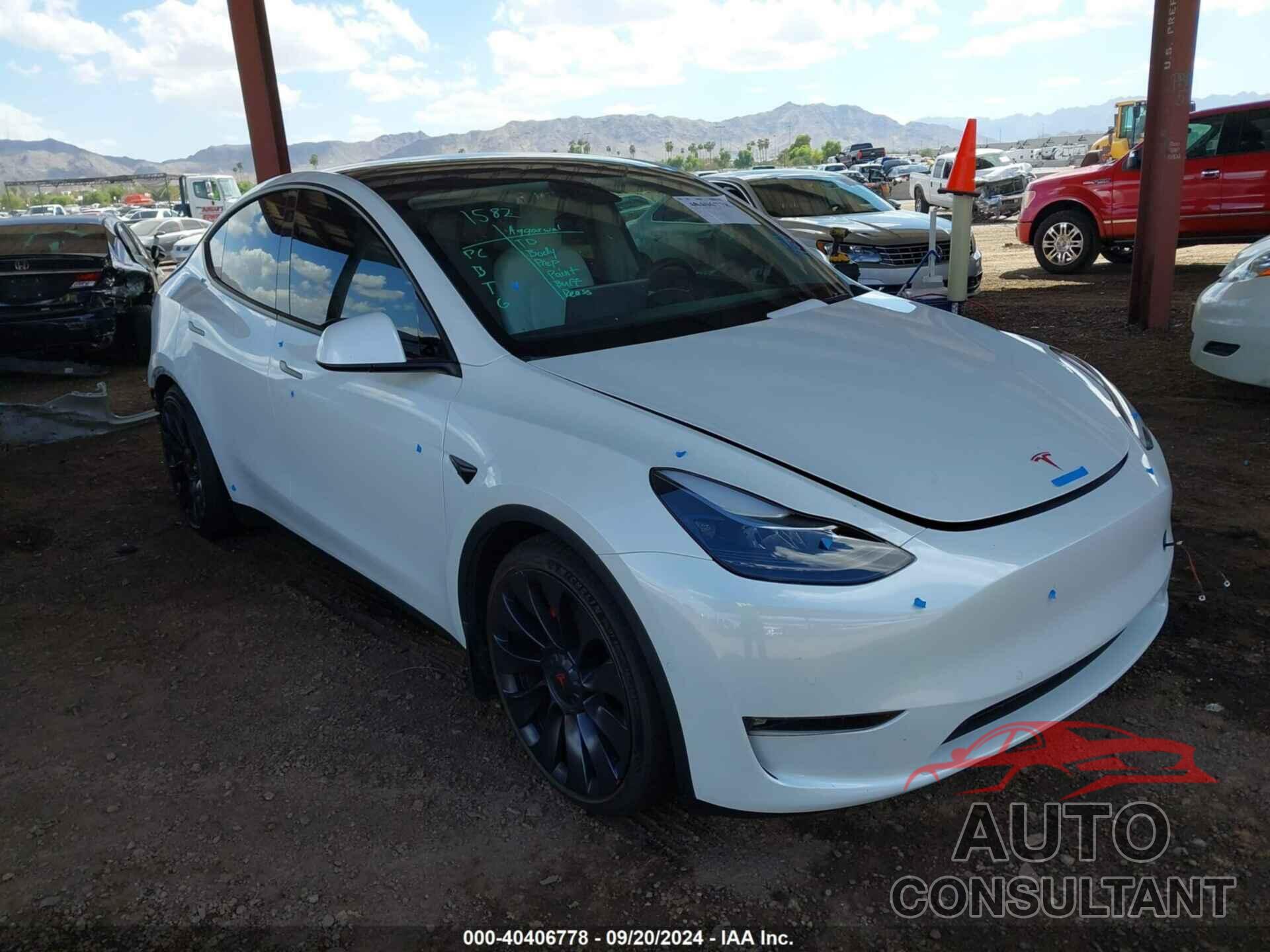 TESLA MODEL Y 2022 - 7SAYGDEF4NF394083